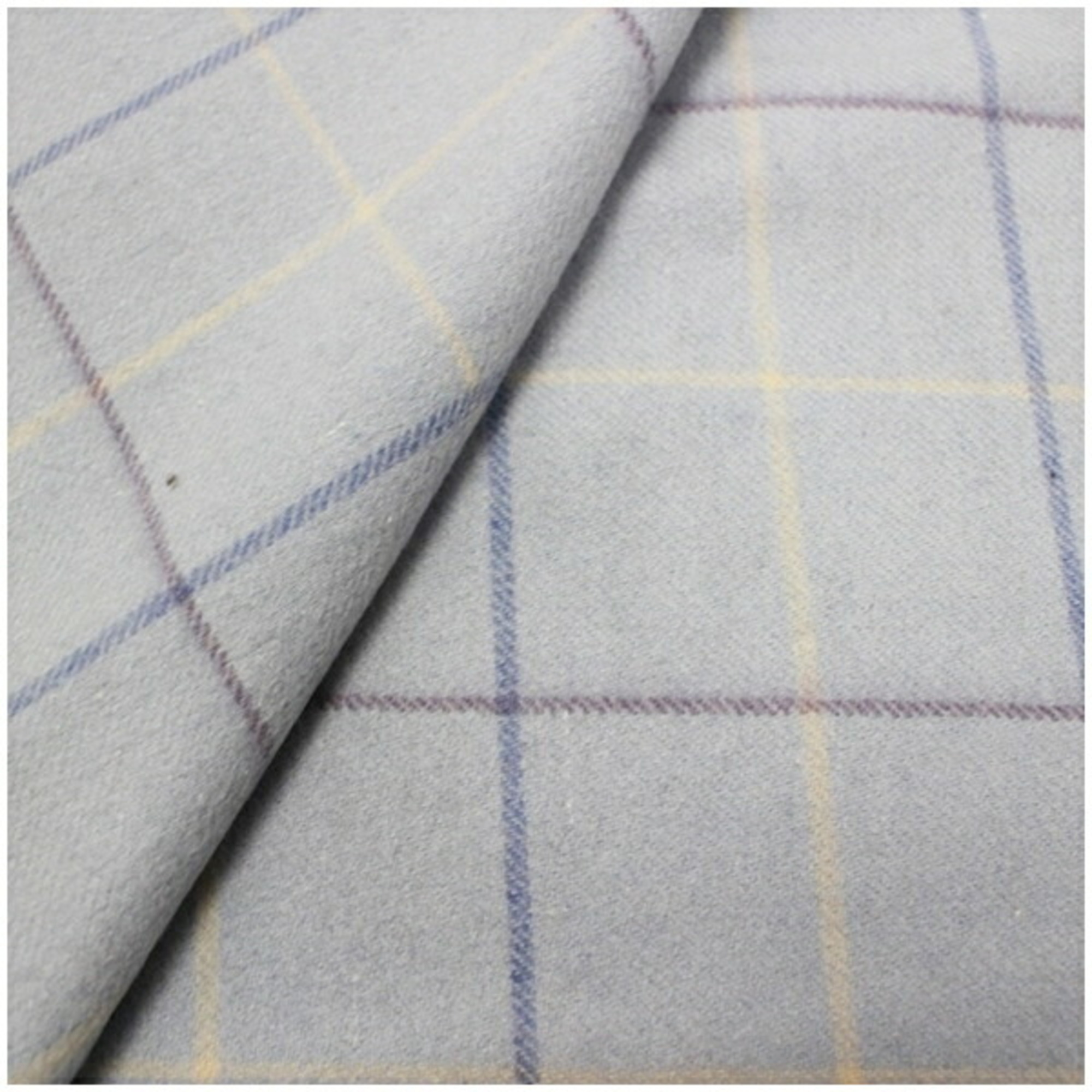 Burberry Cashmere Scarf, Light Blue with Check, 162 x 29 cm, for Men and Women