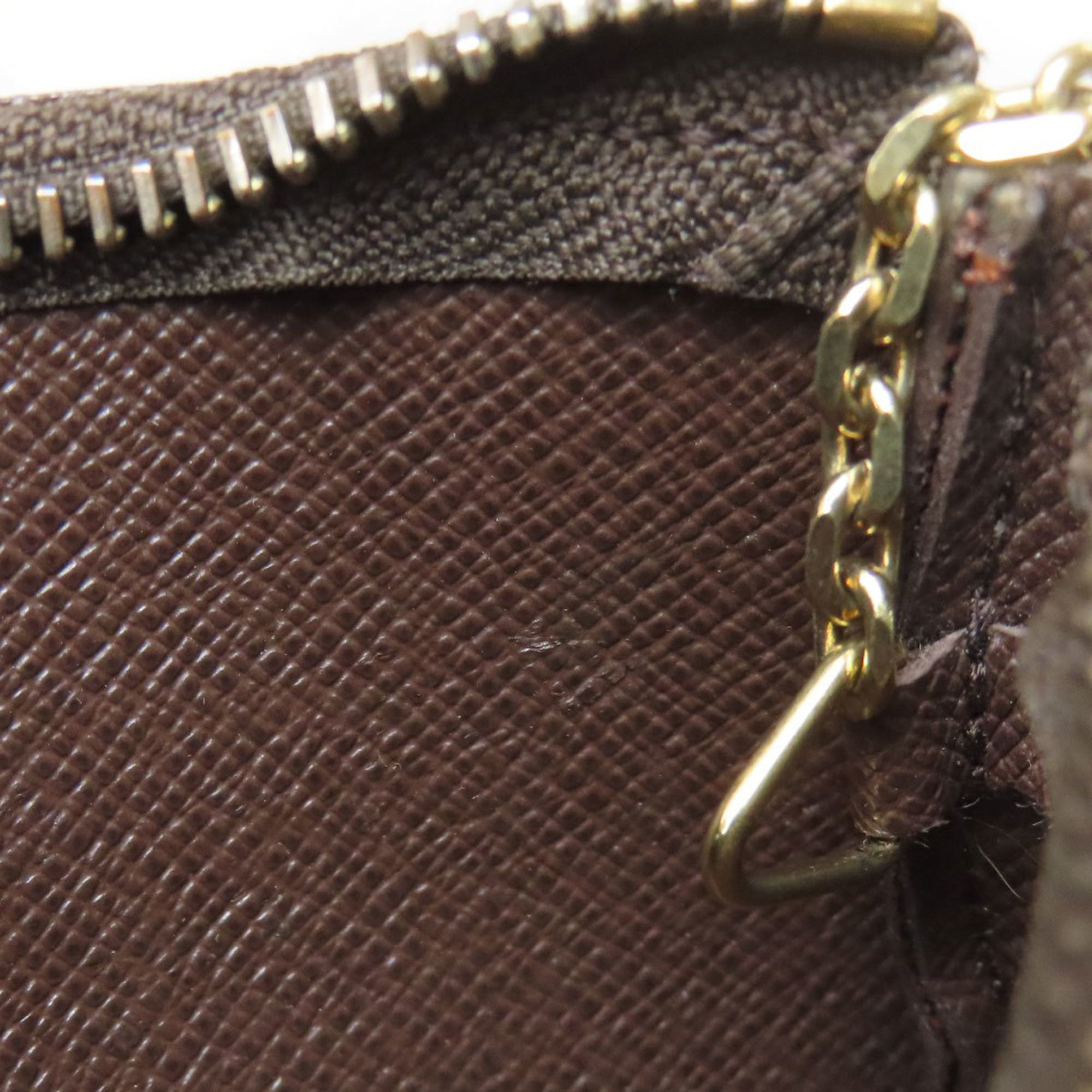 Louis Vuitton N62658 Pochette Cles Key Case Damier Canvas Women's LOUIS VUITTON