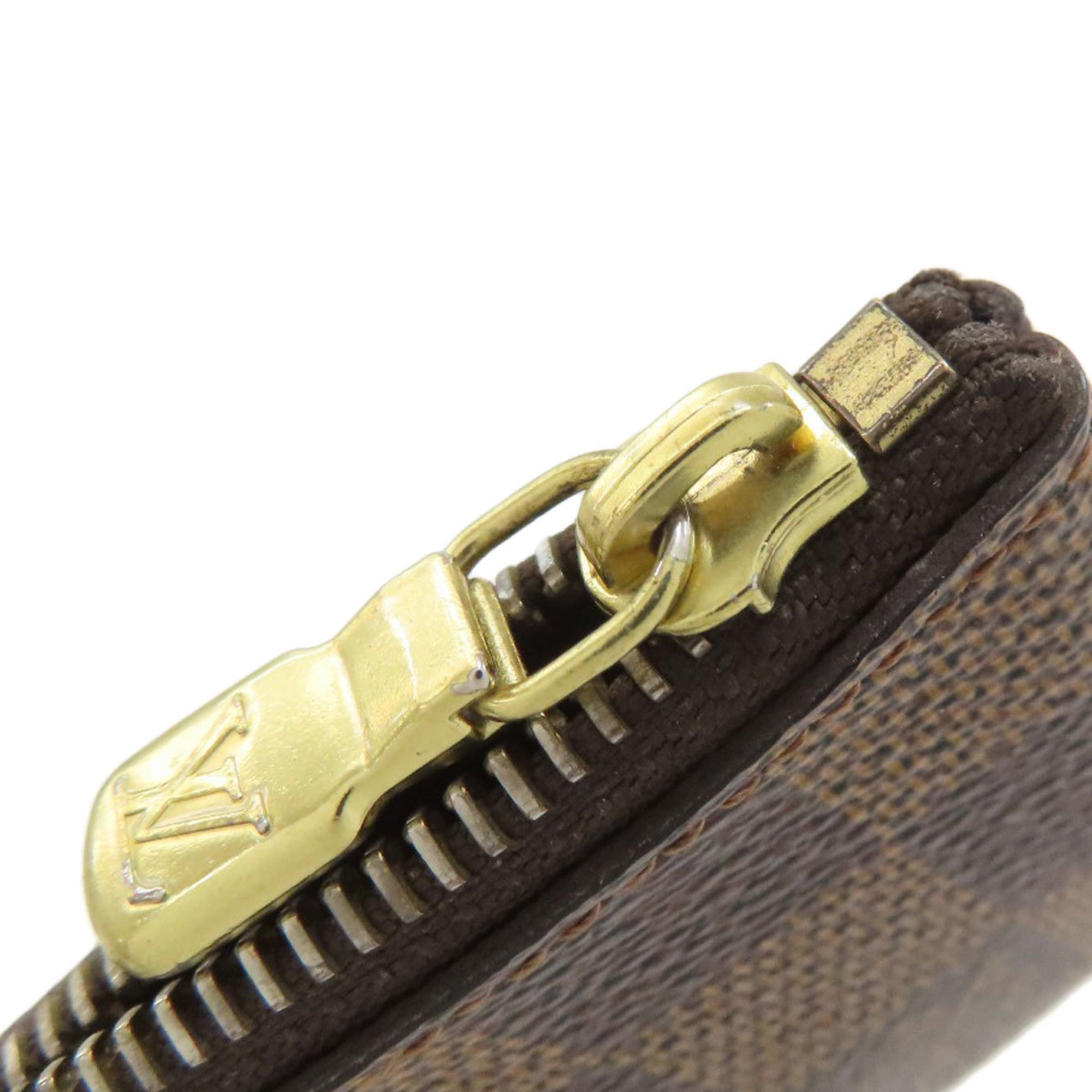 Louis Vuitton N62658 Pochette Cles Key Case Damier Canvas Women's LOUIS VUITTON