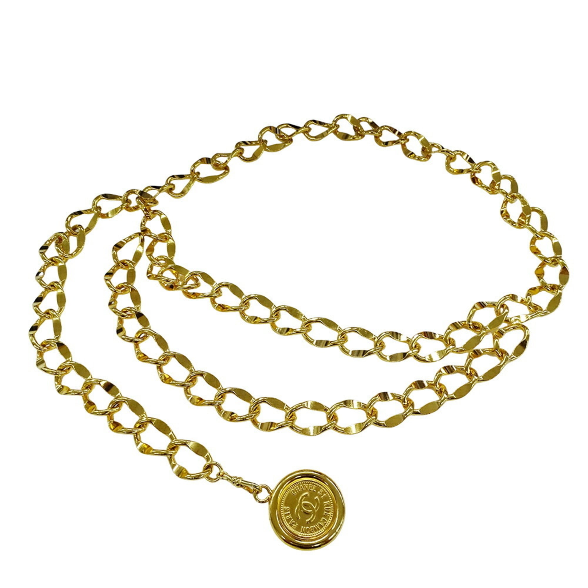 CHANEL Women’s Chain Belt Cambon GP Gold