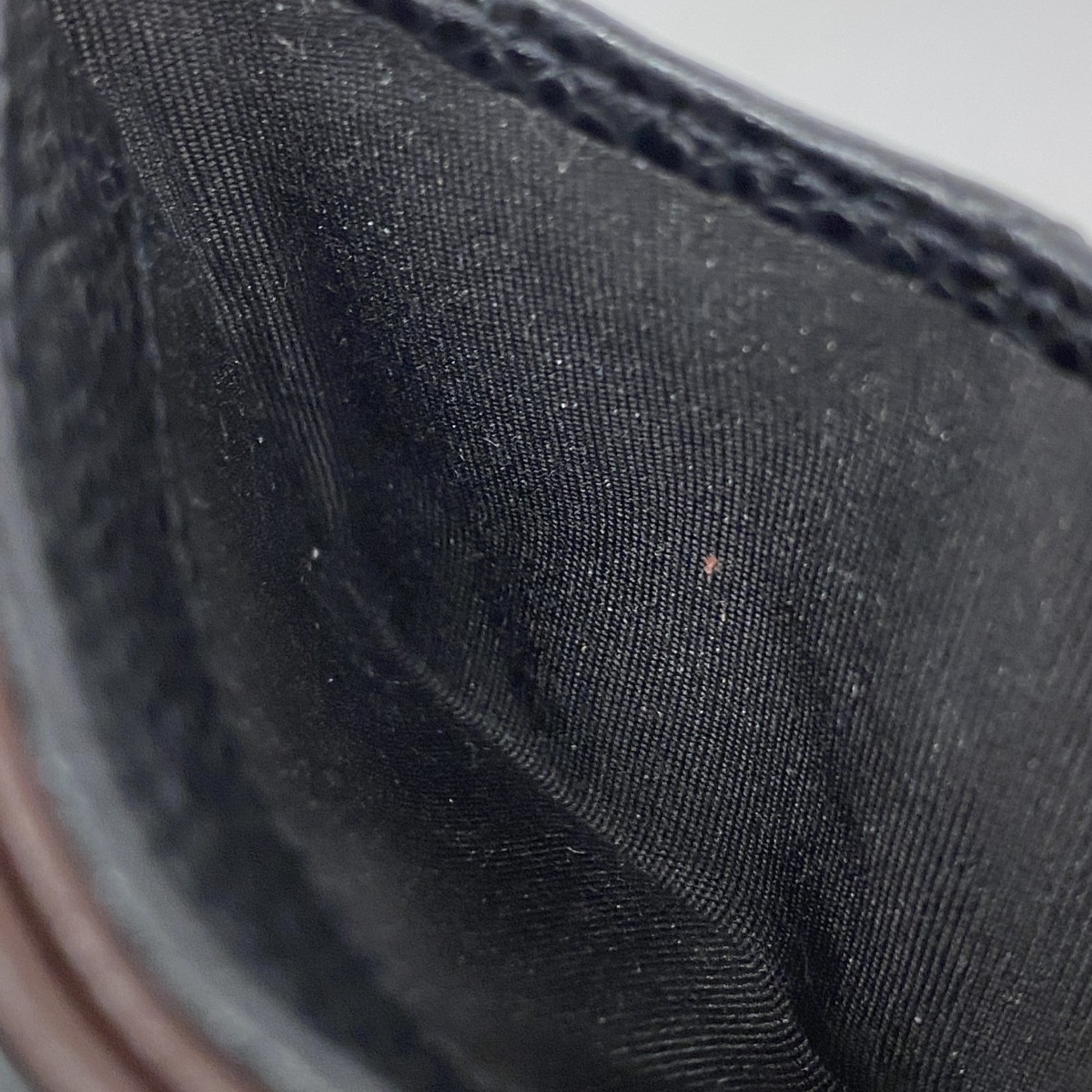 Chanel Matelasse Business Card Case in Caviar Leather, Black, Women's