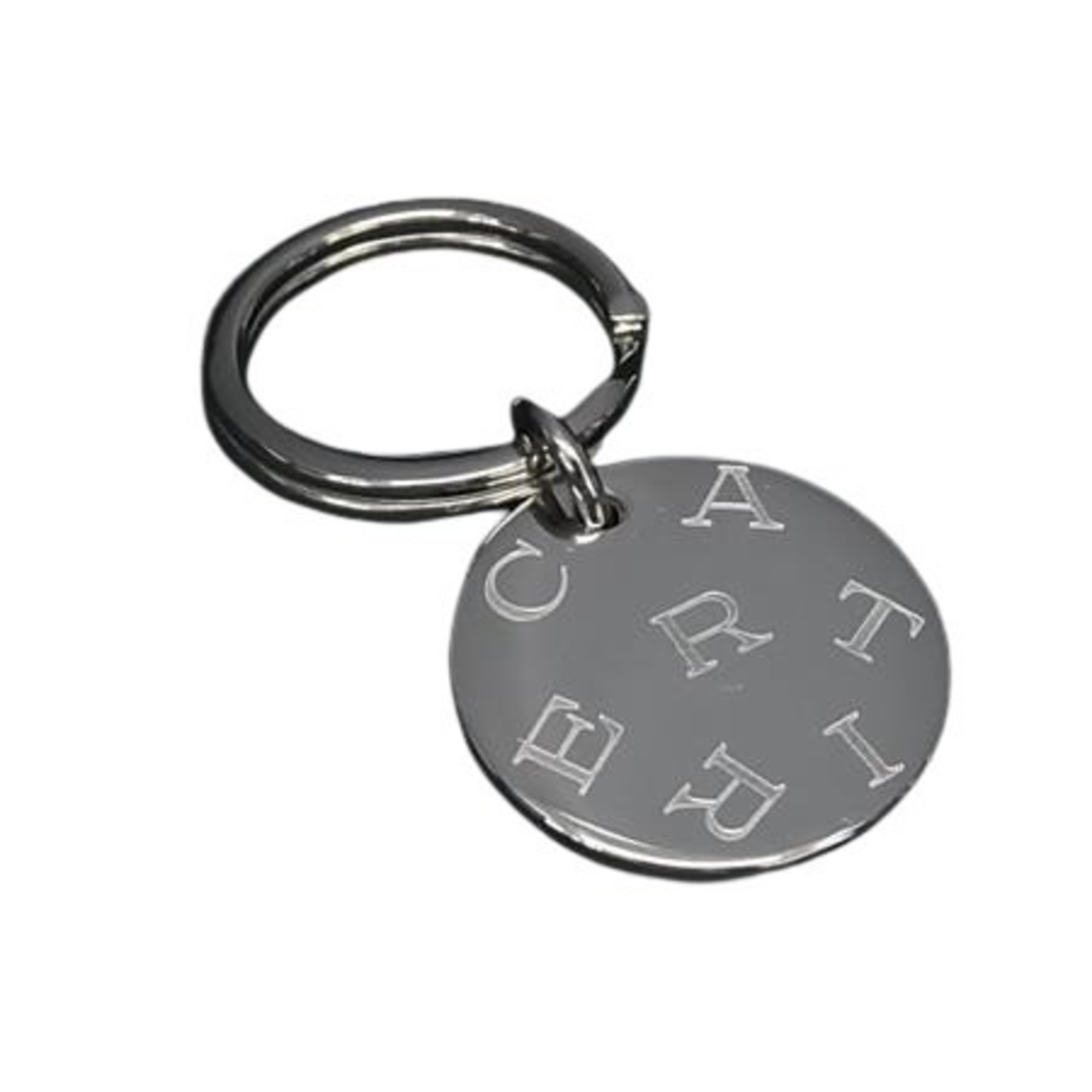 Cartier keychain, silver, stainless steel, for men and women
