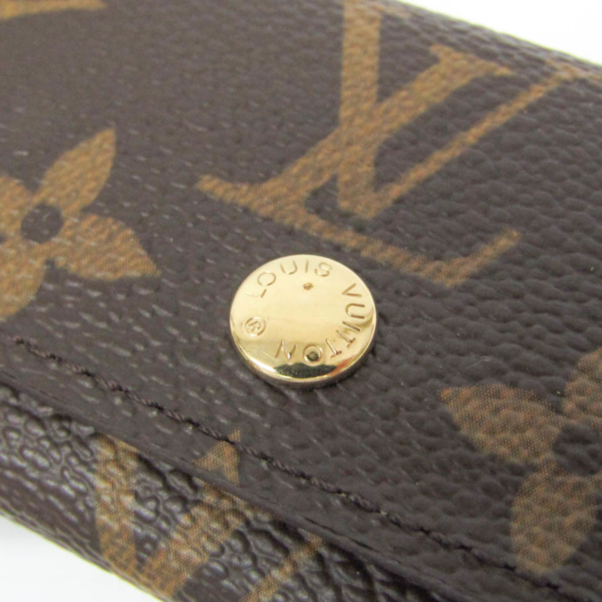 Louis Vuitton Monogram 4 Key Holder  M69517 Men,Women Monogram Key Case Brown