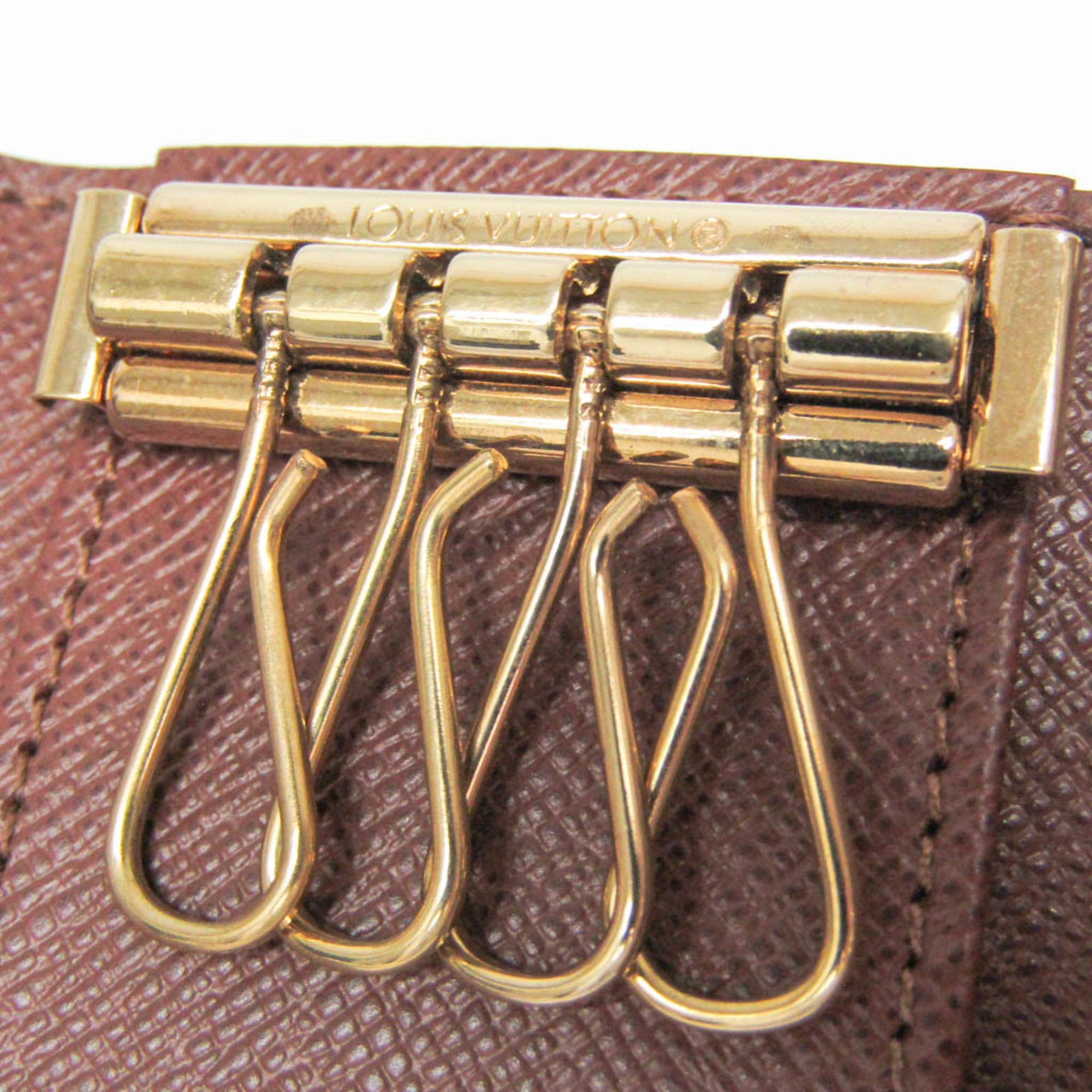 Louis Vuitton Monogram 4 Key Holder  M69517 Men,Women Monogram Key Case Brown