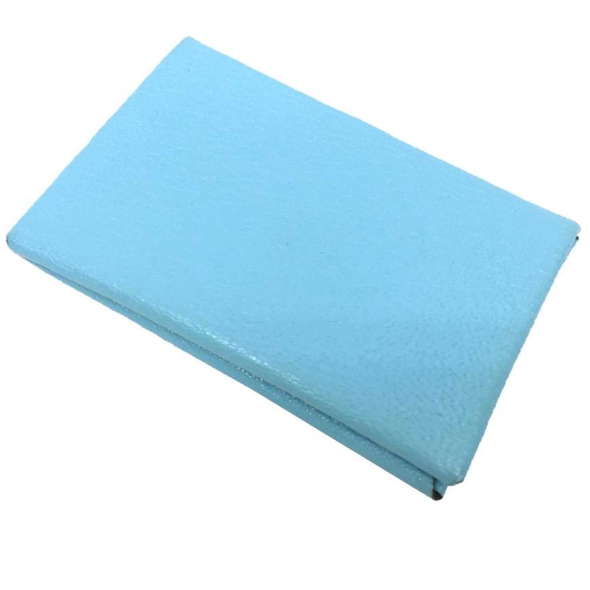 HERMES Card Case Business Holder CALVI VERSO Calvi Verso Chevre Light Blue