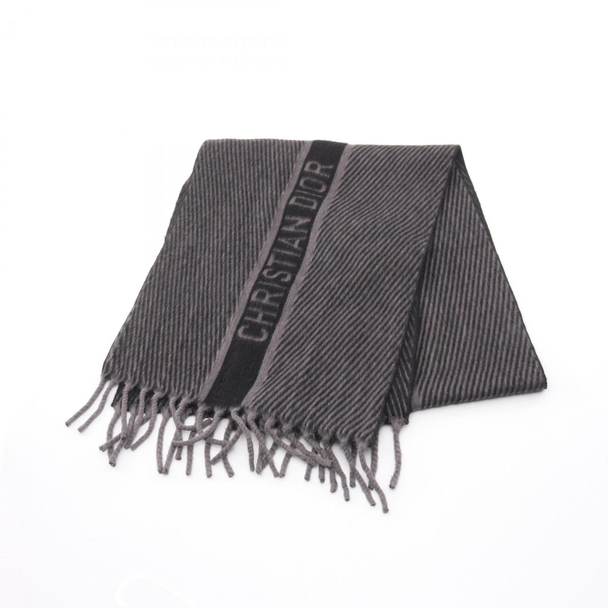Christian Dior Dior scarf, camel, women’s, black, gray