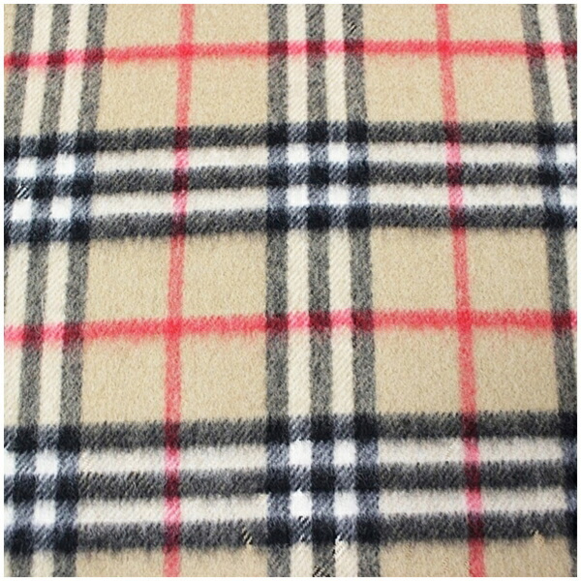Burberry Cashmere Scarf, Camel x Check, 144 31 cm, Burberry, Men's & Women's