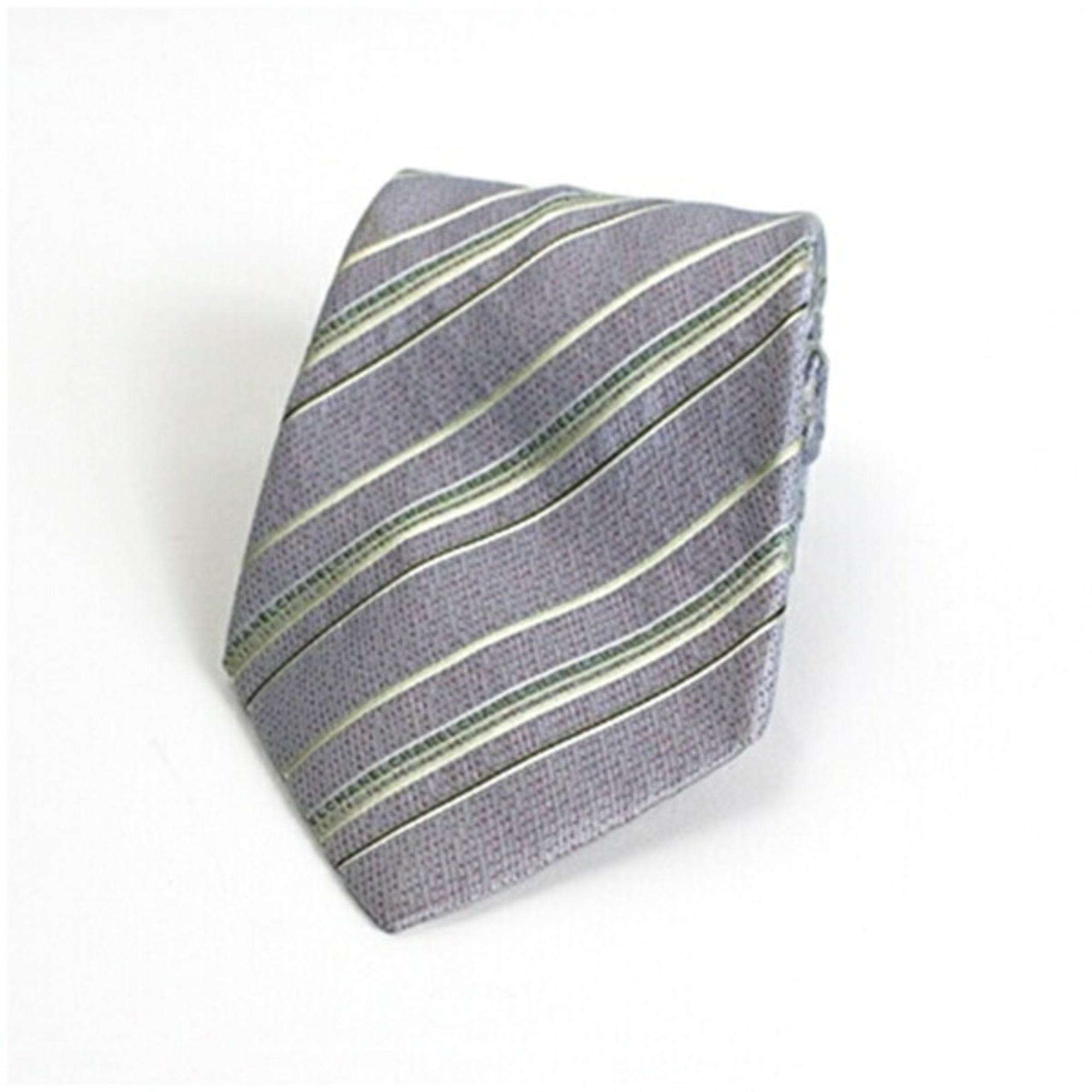 CHANEL Silk Tie Stripe Men’s