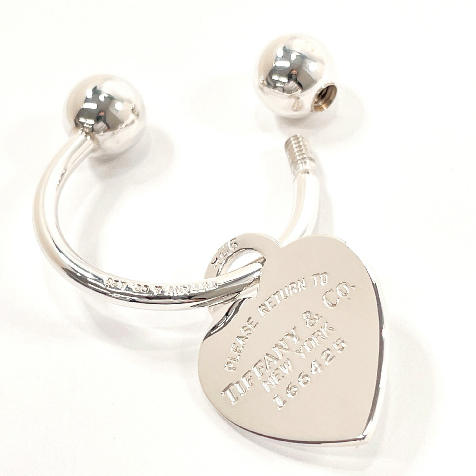 TIFFANY & Co. Tiffany Heart Tag Return to Keychain, 925 Sterling Silver, Women's