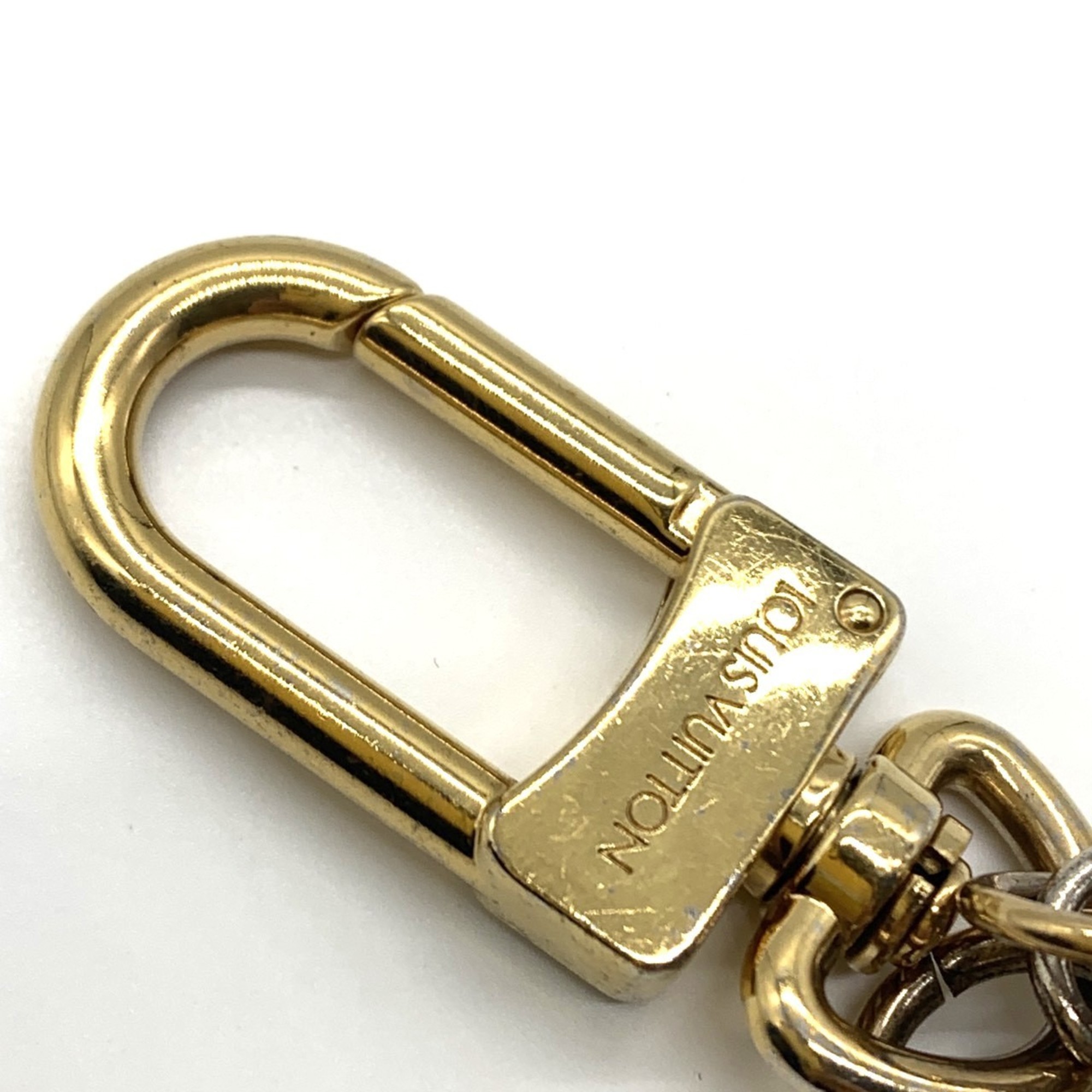 Louis Vuitton Kaleido V Padlock Keychain Charm Keyring M67376 GP Gold Silver LOUIS VUITTON