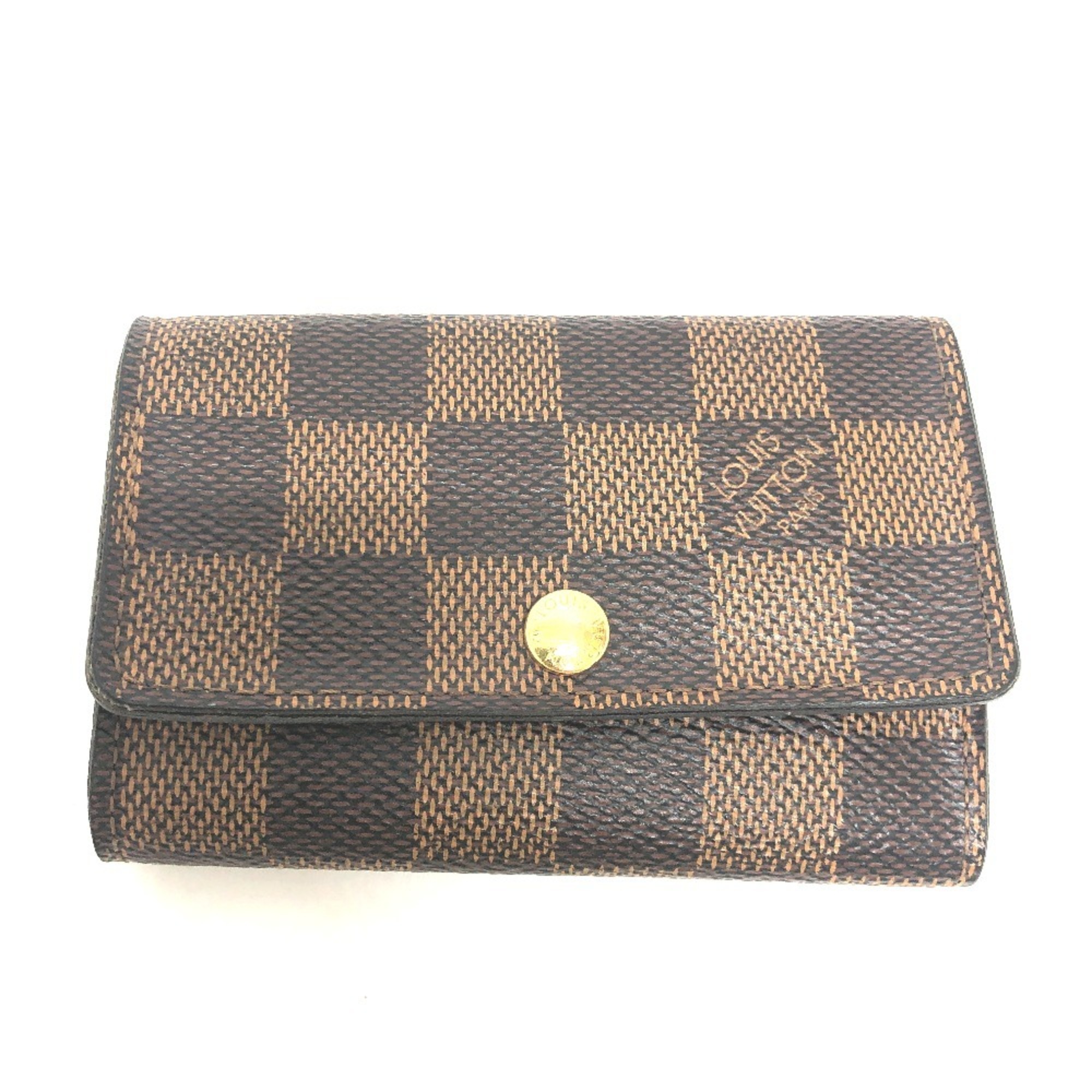 LOUIS VUITTON N62630 Multicle 6 6-key case, small item, key Damier canvas, men’s, women’s, ebene, brown
