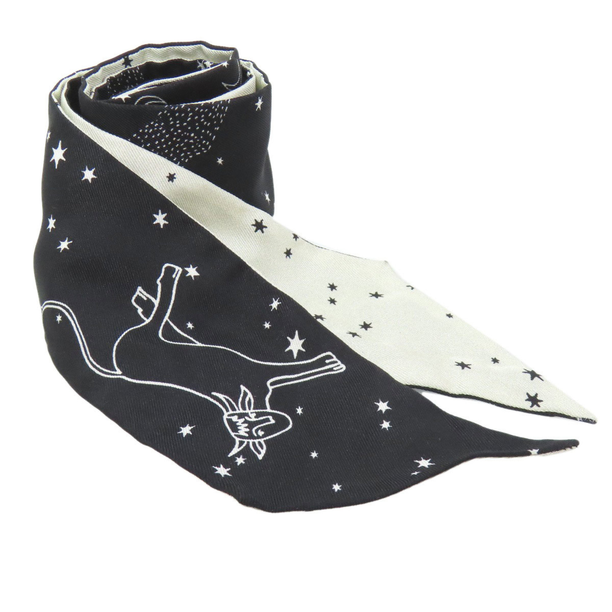 Christian Dior Mitzah Constellation Print Silk Scarf/Muffler for Women