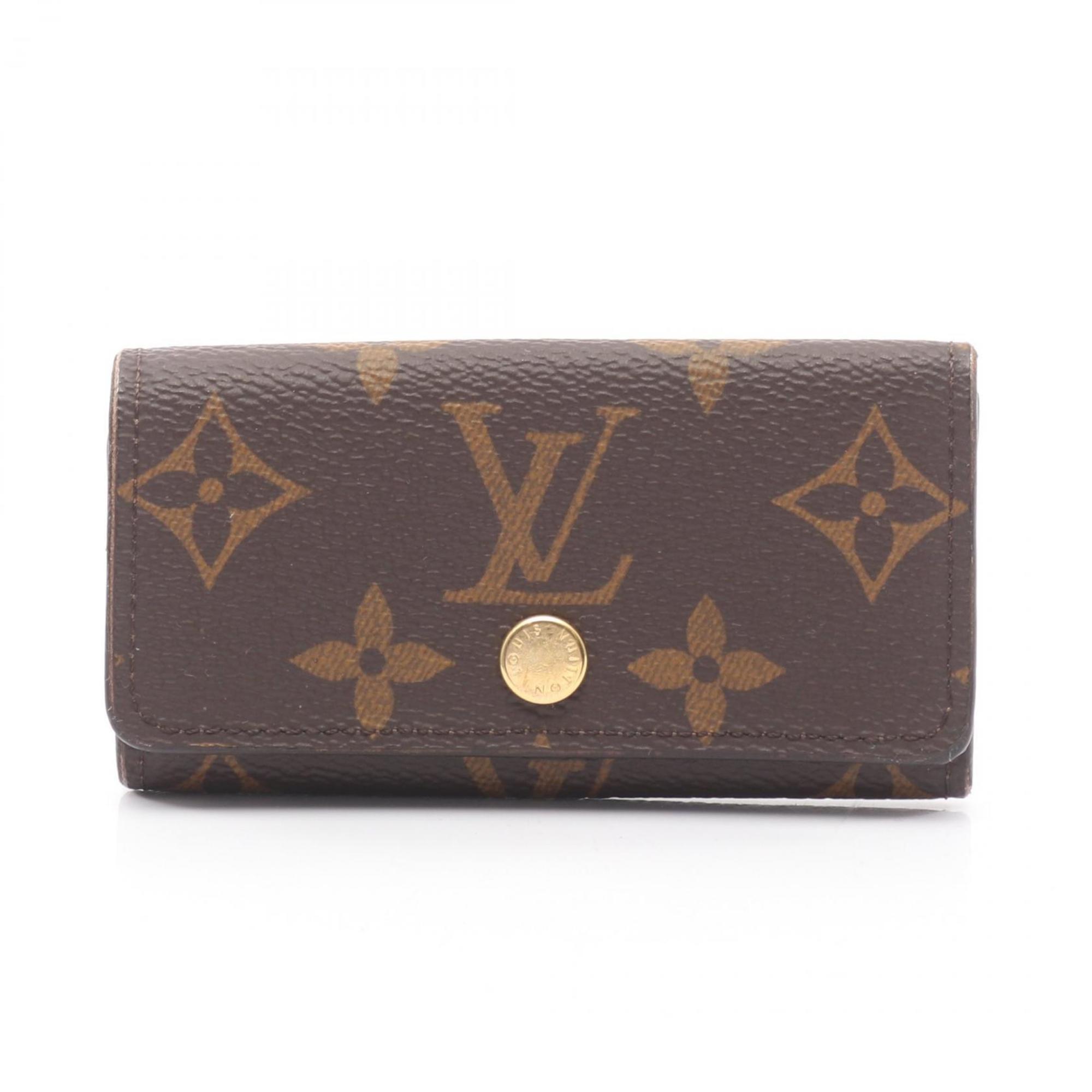 Louis Vuitton Multicle 4 Monogram Key Case, Women’s, Brown, M69517
