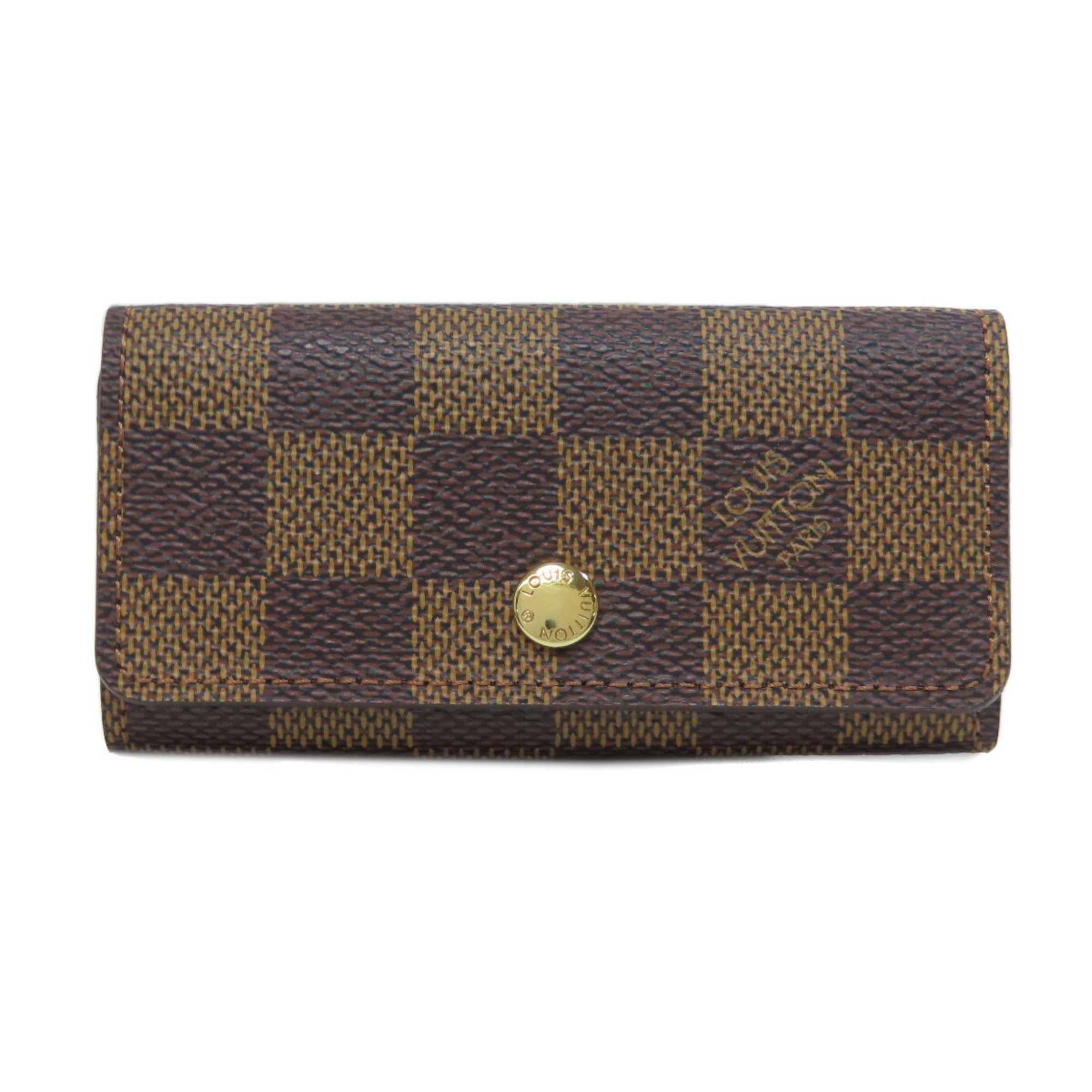 Louis Vuitton N62631 Multicle 4 Key Case Damier Canvas Women’s LOUIS VUITTON
