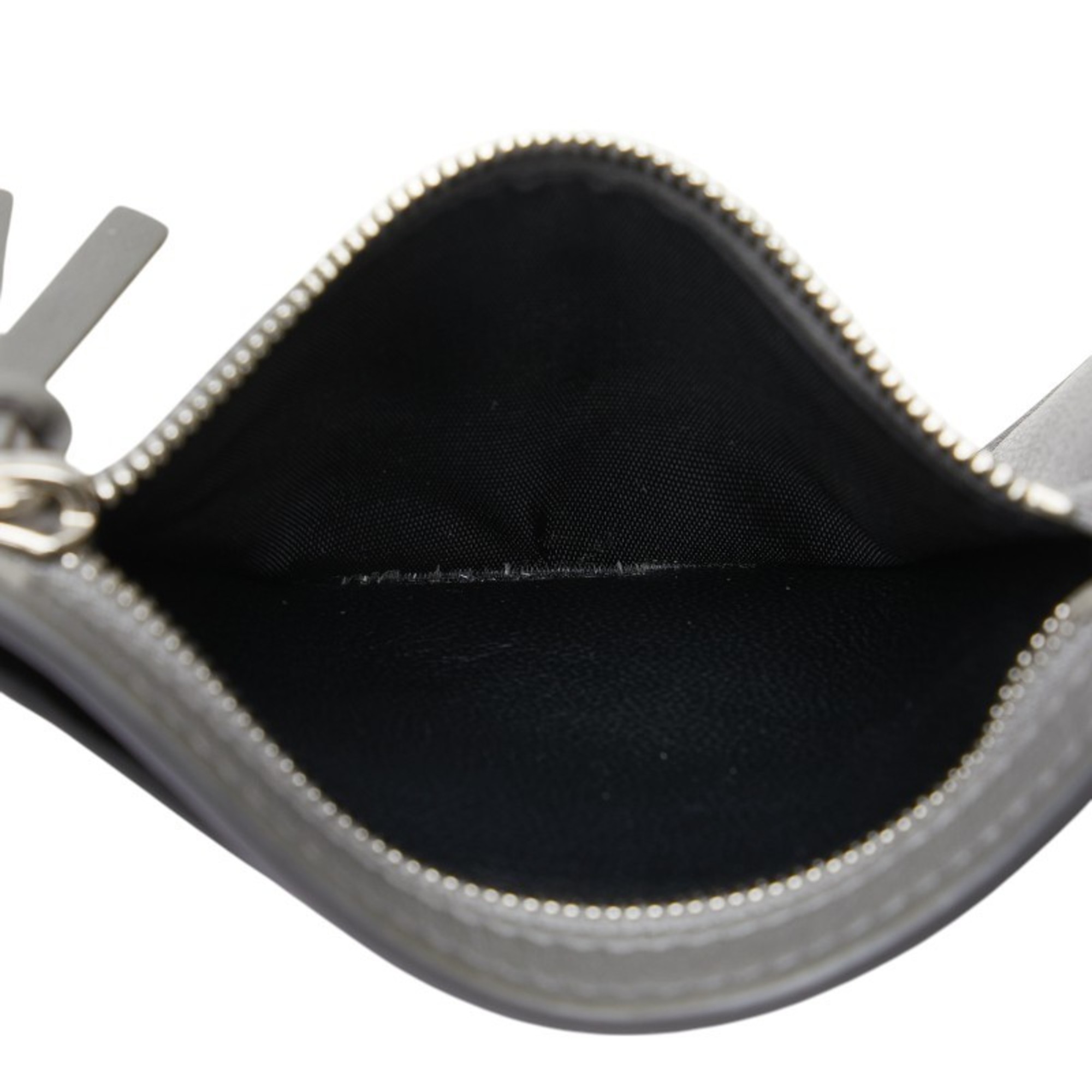 Balenciaga Card Case, Coin Fragment Case 499203 Gray Leather Men's BALENCIAGA