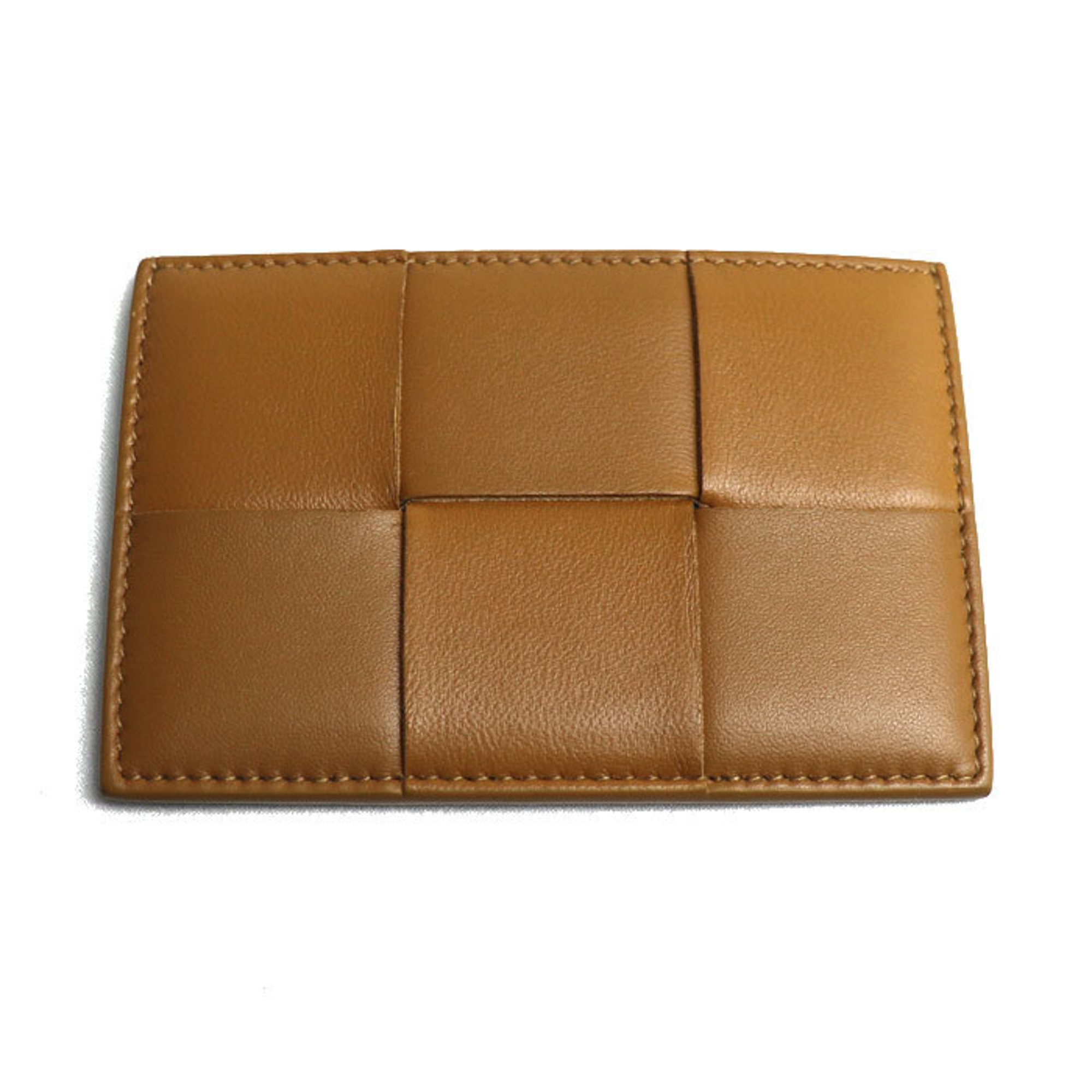 BOTTEGAVENETA Cassette Credit Case Card Brown 651401 Unisex