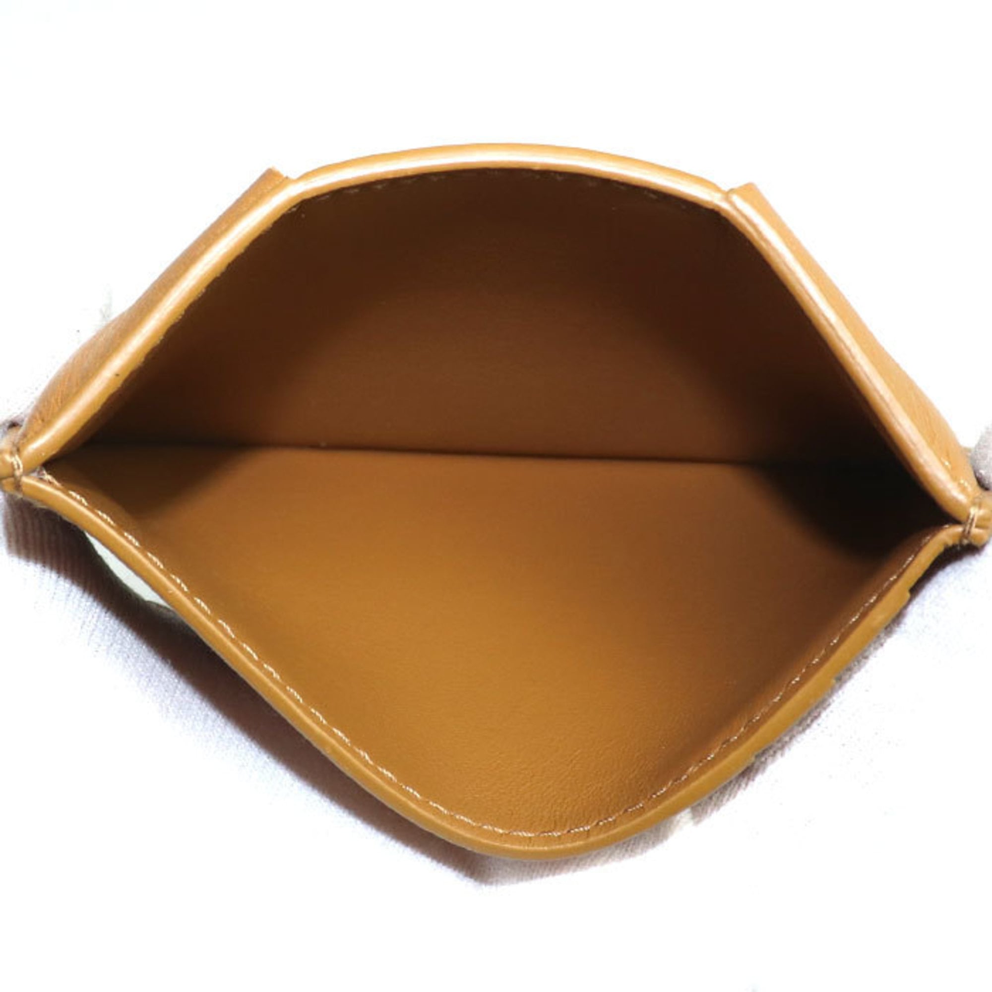 BOTTEGAVENETA Cassette Credit Case Card Brown 651401 Unisex