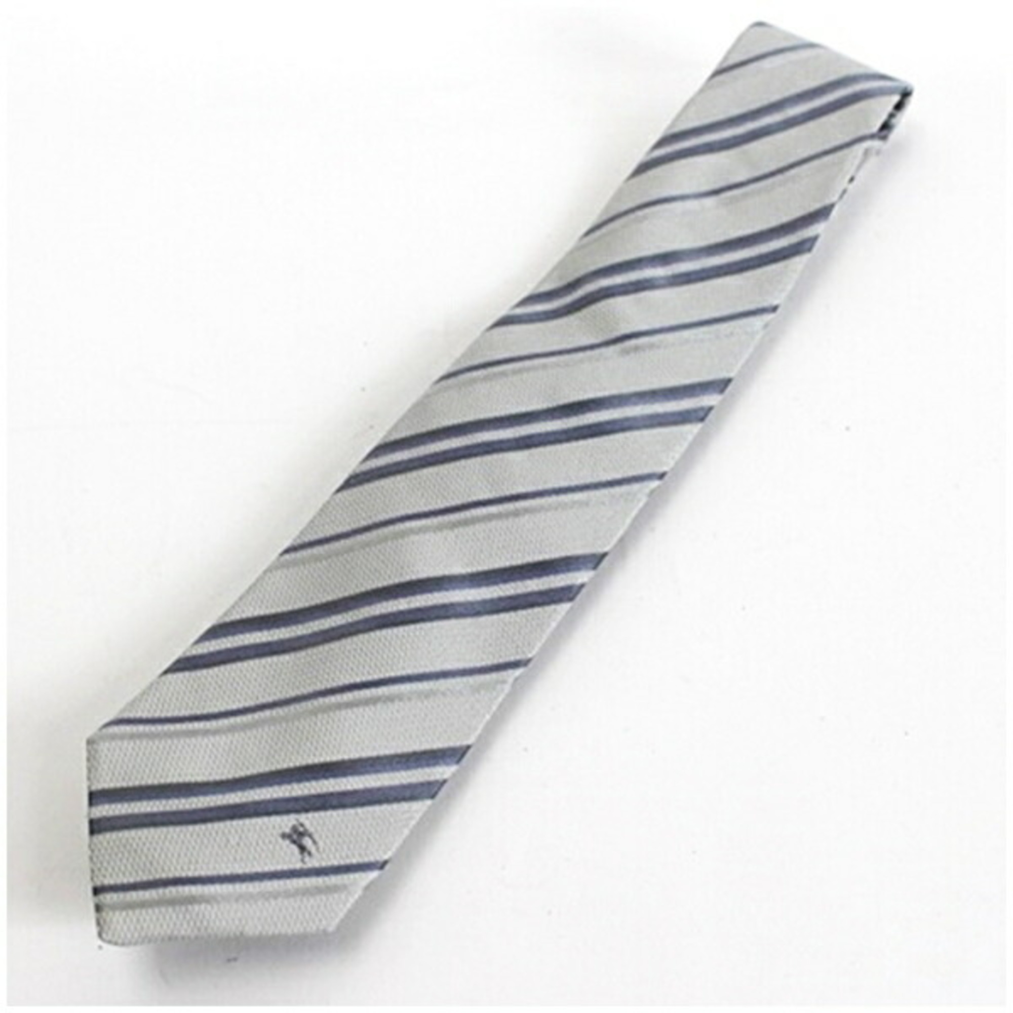 Burberry Black Label Silk Tie Stripe BURBERRY BLACK LABEL Men's