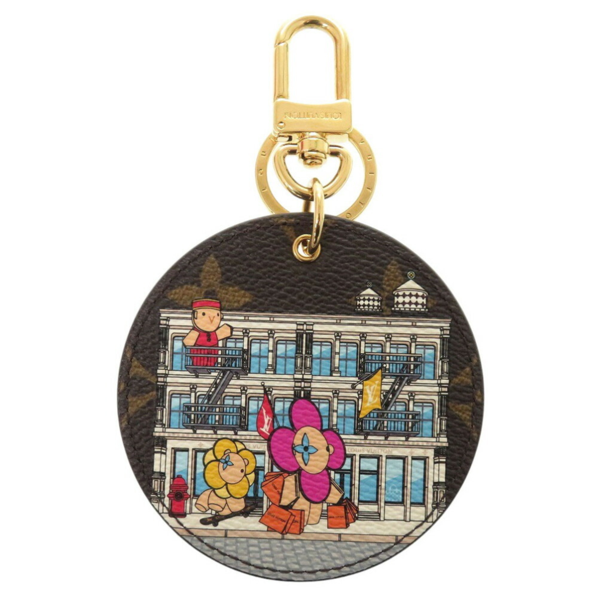 Louis Vuitton Vivienne Porte Cle Illustre Monogram M00873 Keychain Brown LV 0103LOUIS VUITTON