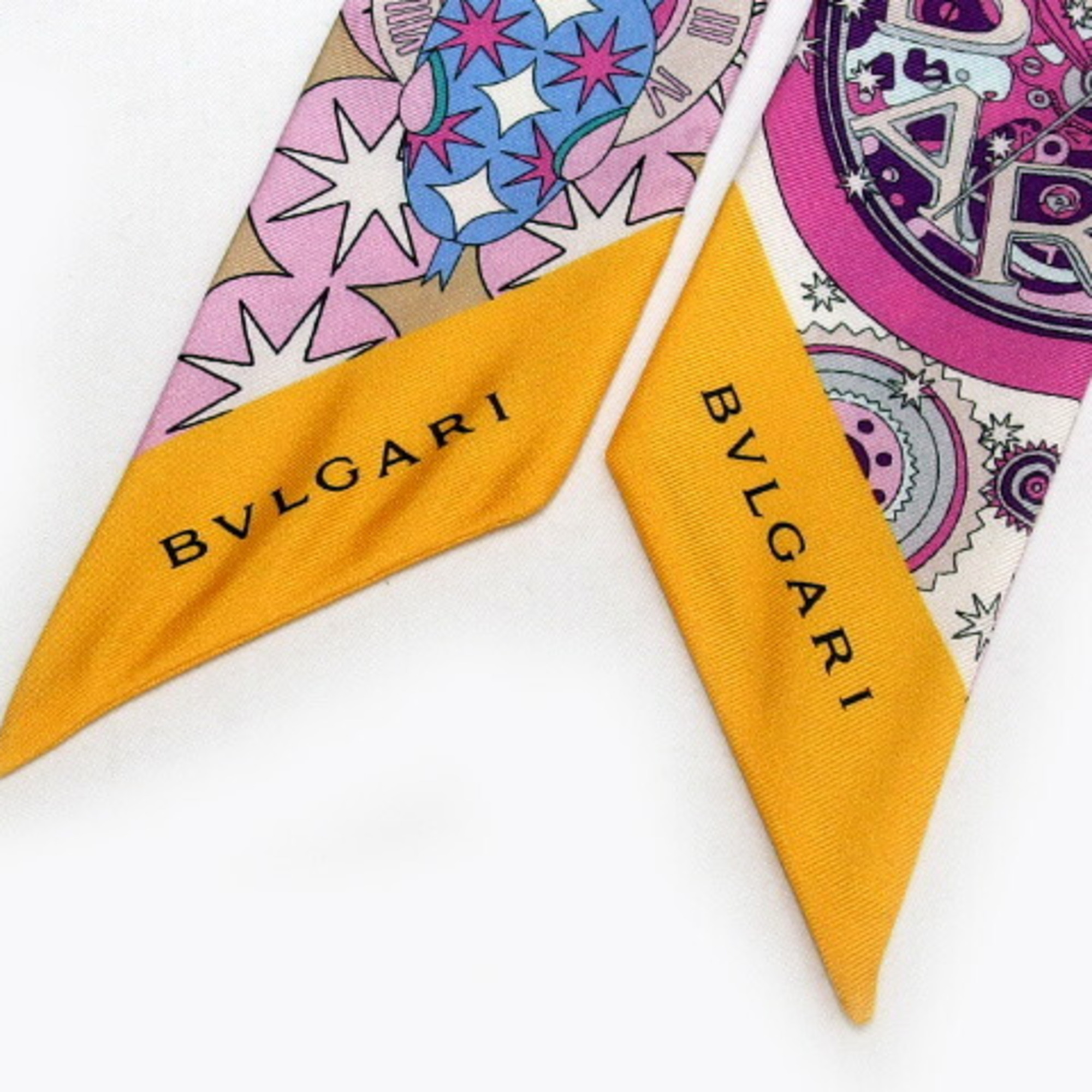 Bvlgari Bulgari Serpenti Silk Ribbon Scarf Muffler