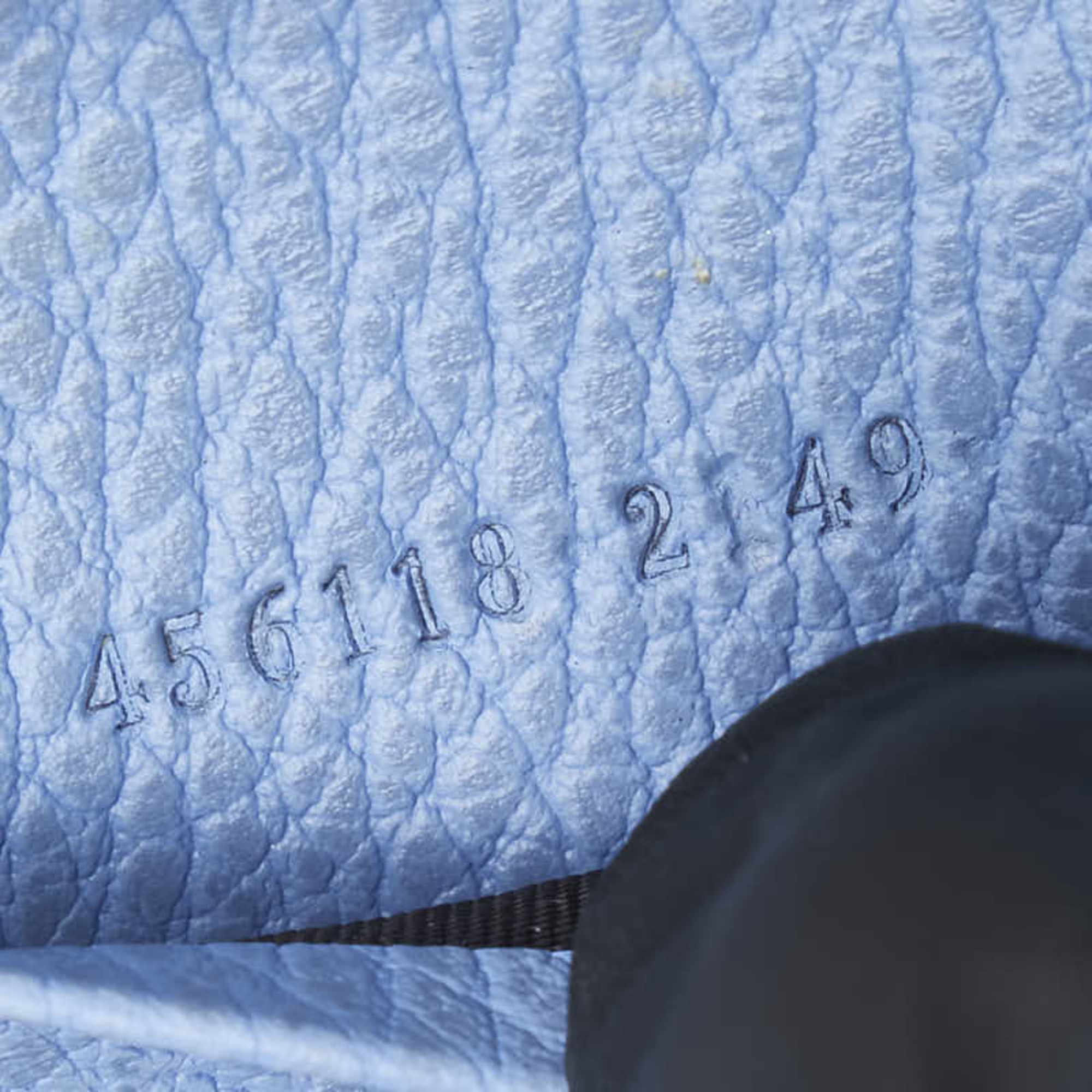 Gucci GG Marmont Double G Key Case 456118 Light Blue Leather Women's GUCCI