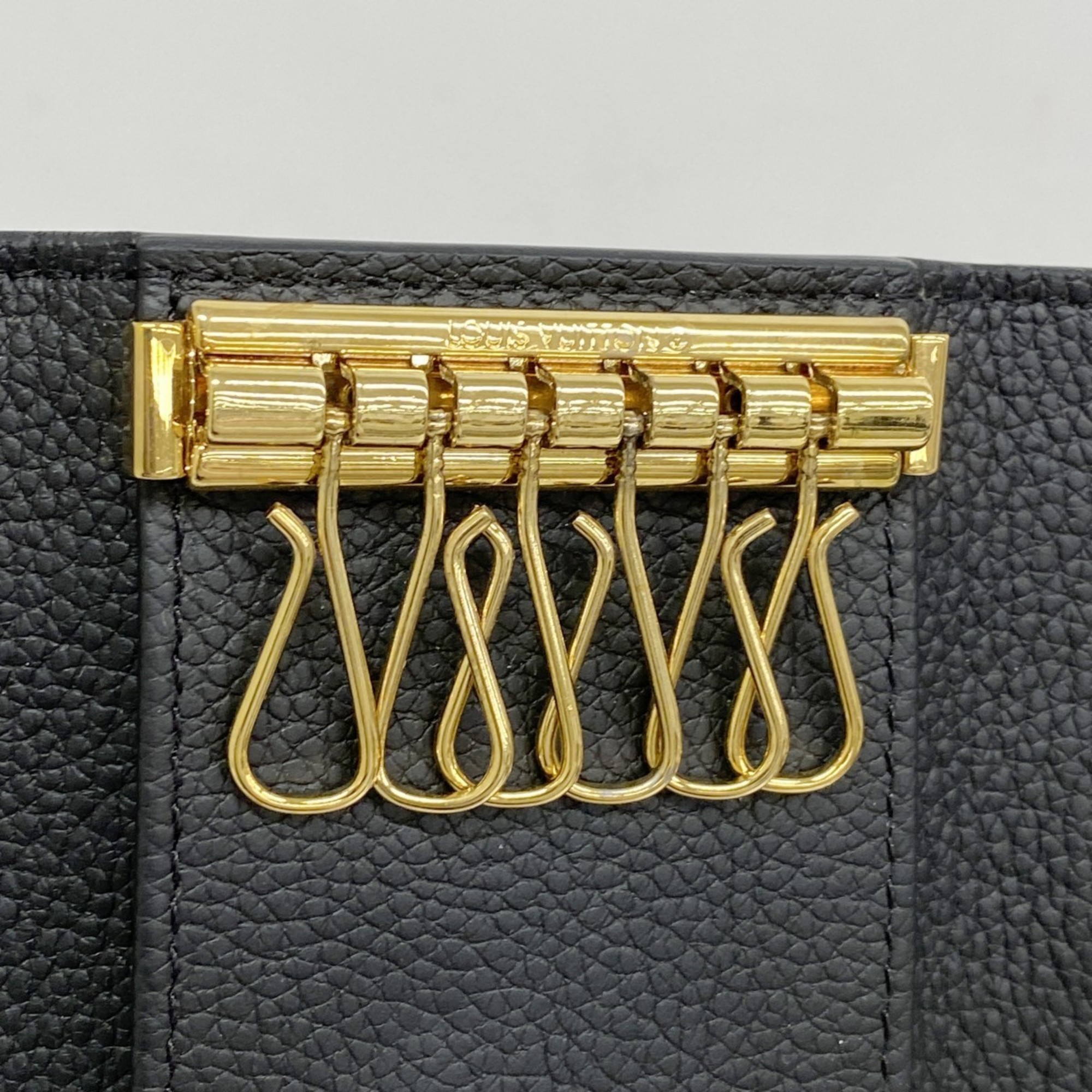 Louis Vuitton Monogram Empreinte Multicle 6 Key Case, M64421 Noir, Men's/Women's, P1905606