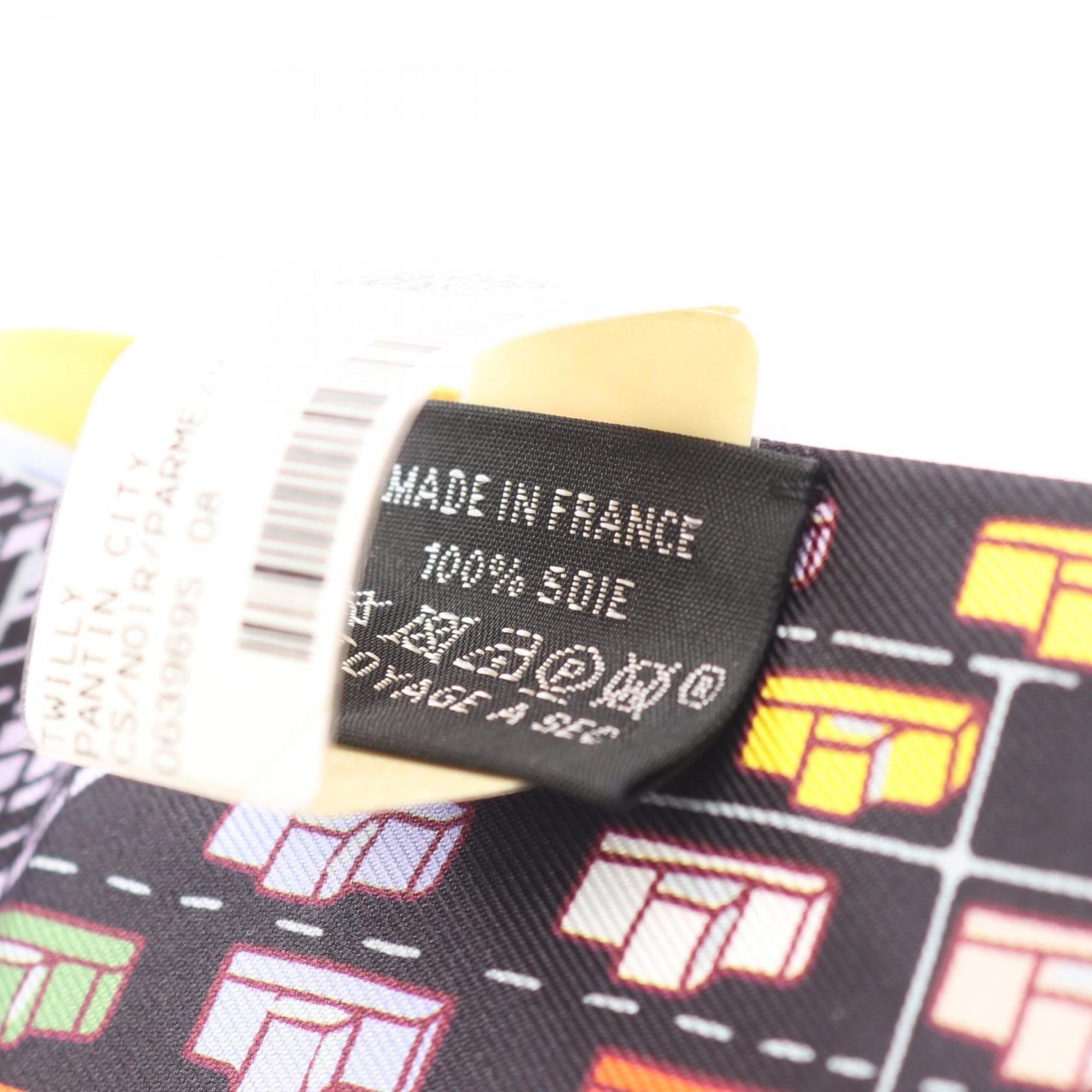 Hermes Hermès Pantin City Twilly Silk Scarf for Women in Multicolor