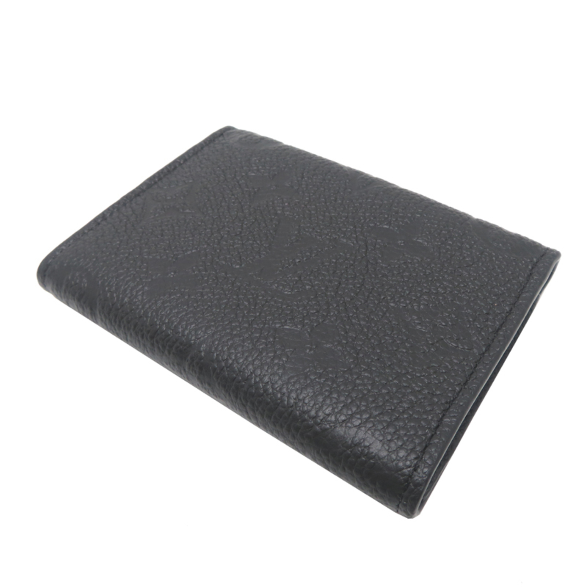 Louis Vuitton Envelope Carte de Visite Women's Card Case M58456 Monogram Empreinte Black