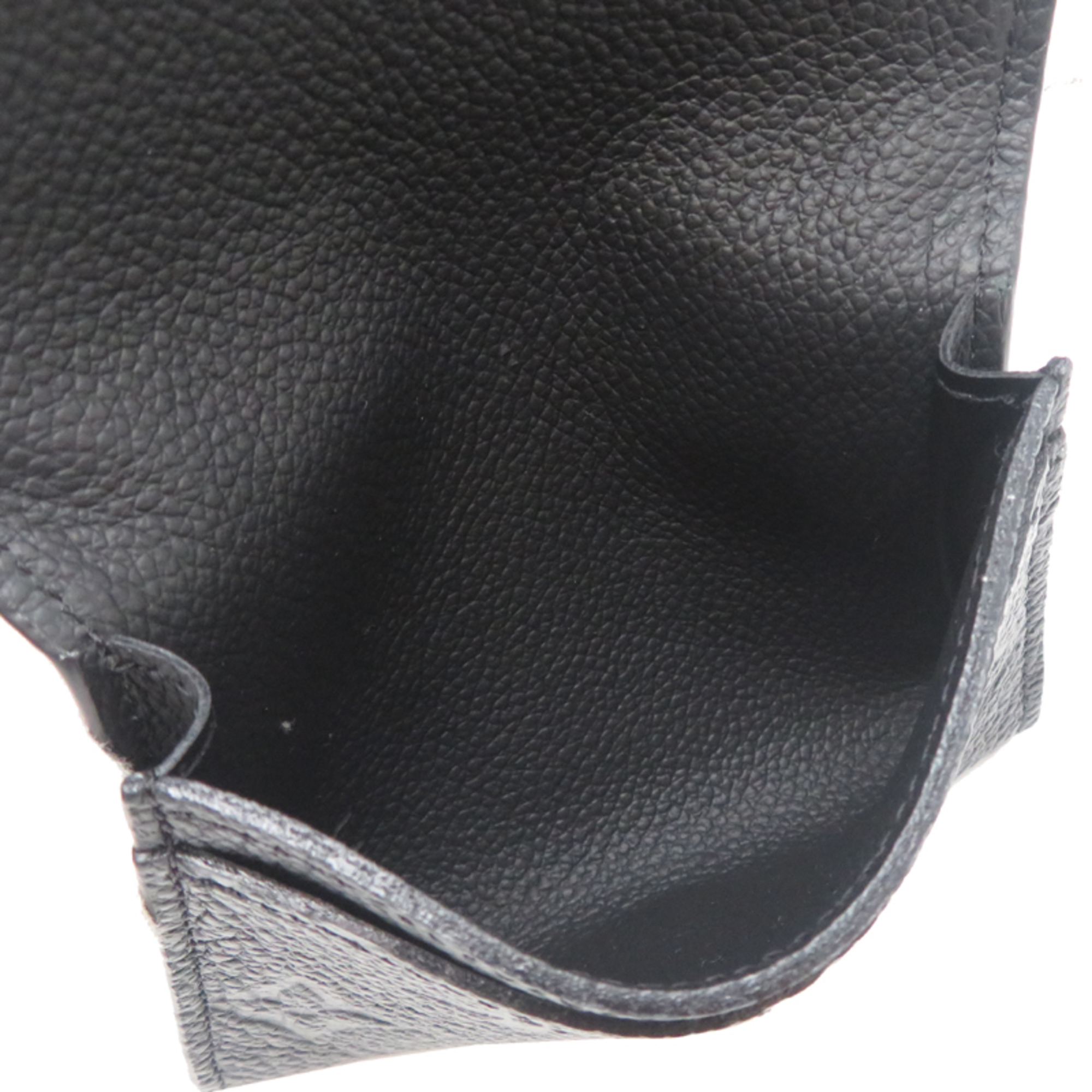 Louis Vuitton Envelope Carte de Visite Women's Card Case M58456 Monogram Empreinte Black