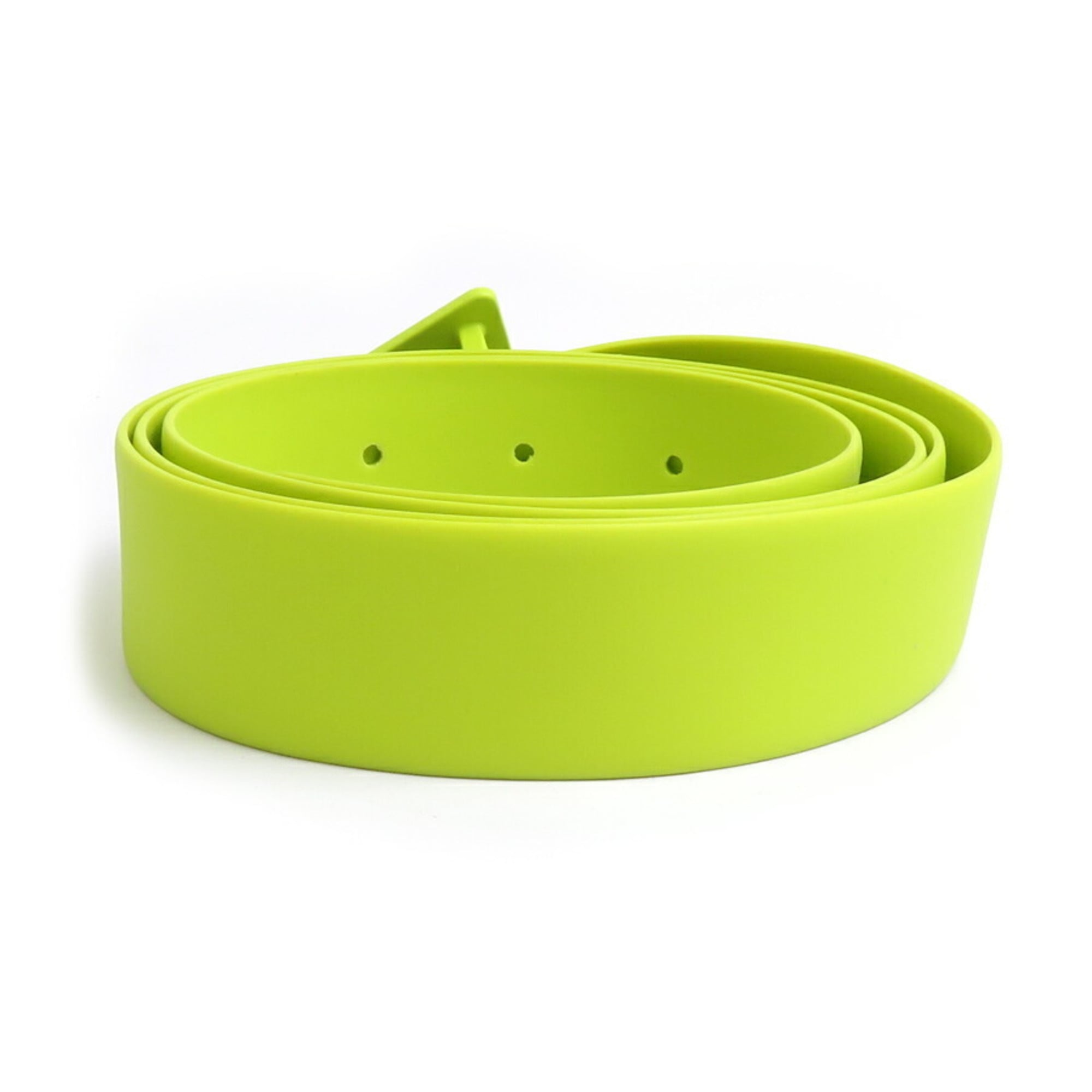 BOTTEGA VENETA Belt Silicone Yellow Green Men's Women's h30672k