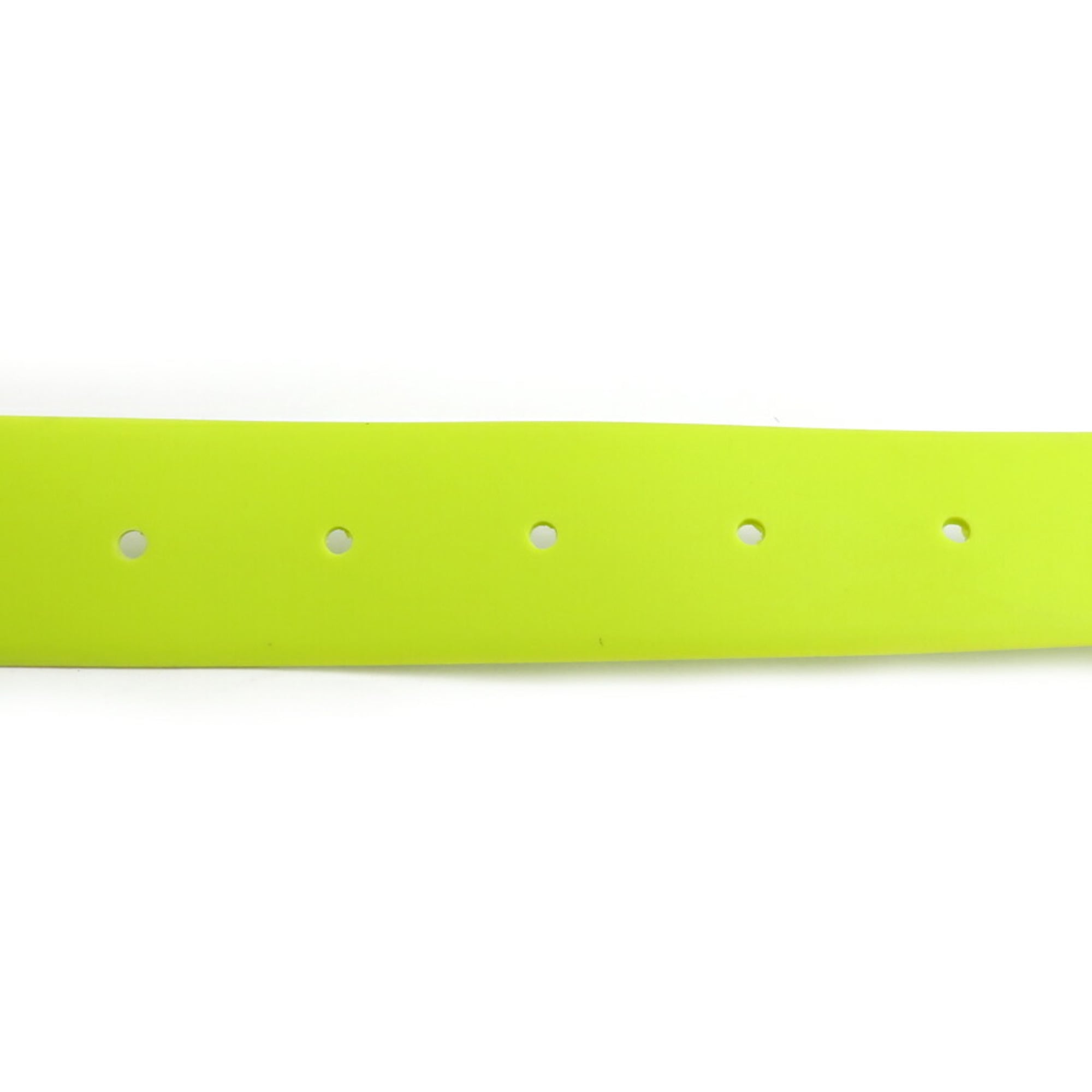 BOTTEGA VENETA Belt Silicone Yellow Green Men's Women's h30672k