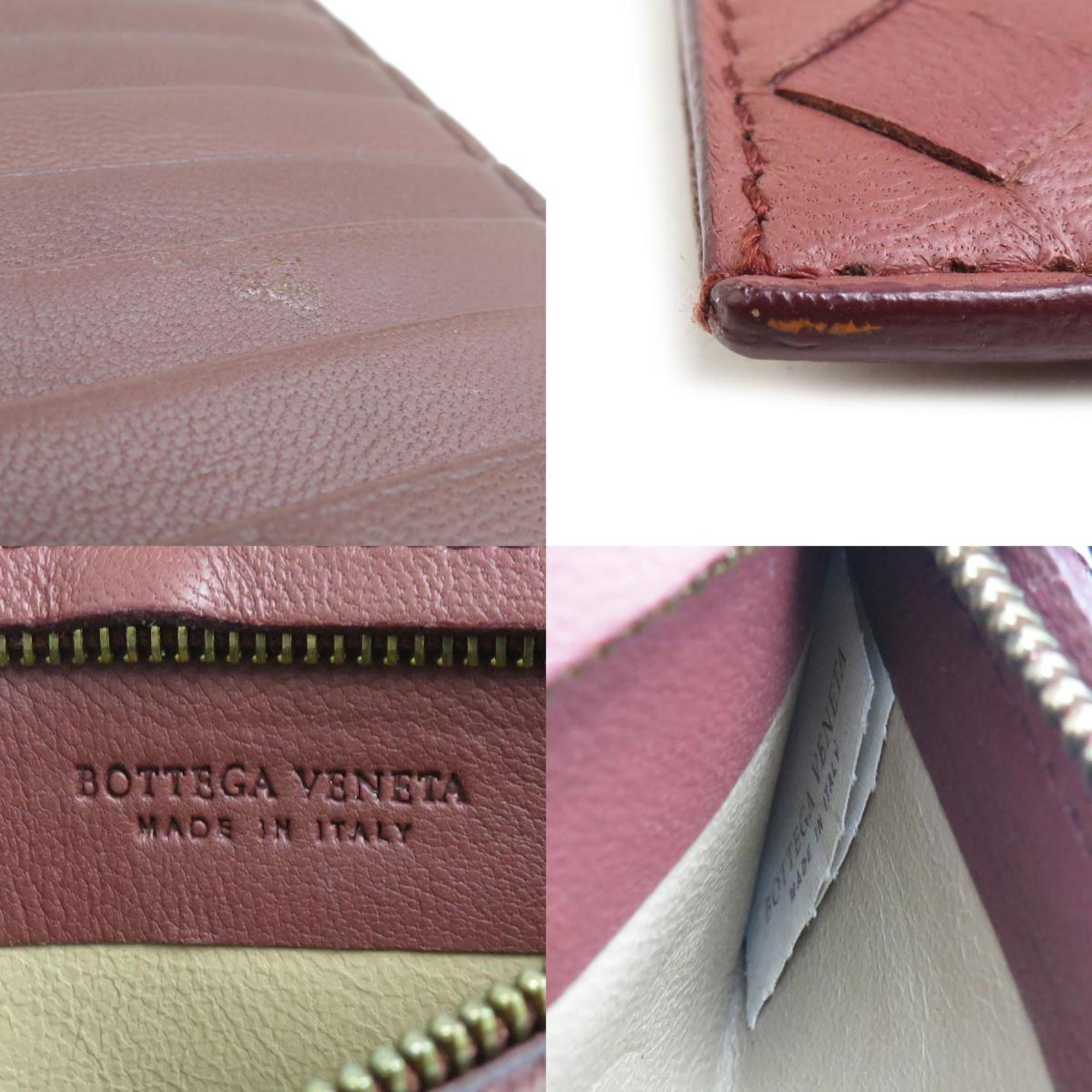 BOTTEGA VENETA Wallet/Coin Case, Business Card Holder/Card Intrecciato Leather, Brown, Men's/Women's, 55874g