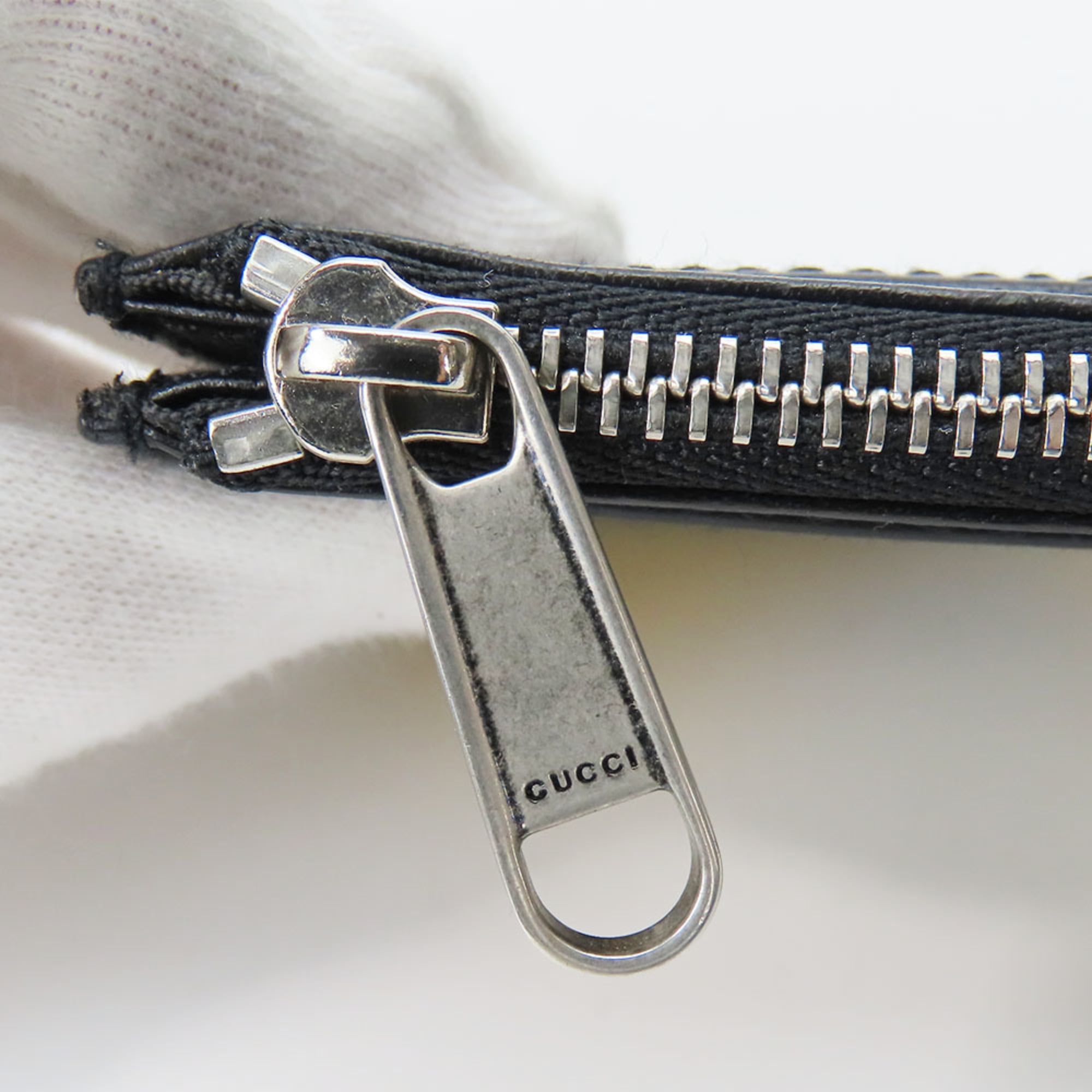 Gucci Wallet/Coin Case 625583 Off the Grid Leather GG Nylon Yellow Black Business Card Holder/Card Accessories Women's GUCCI