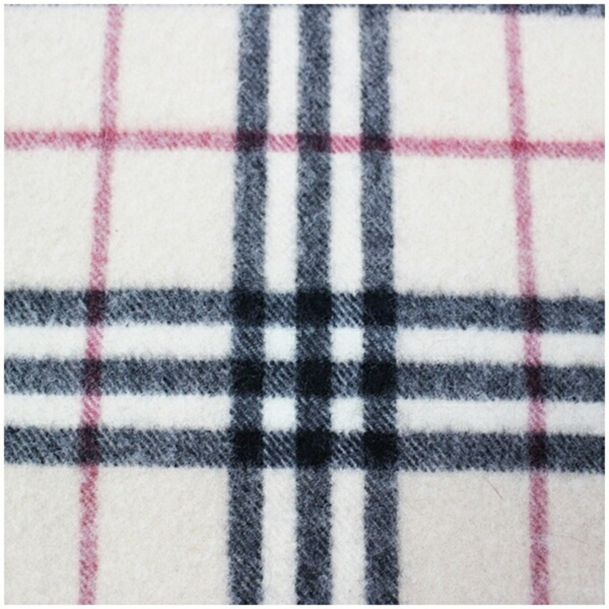 Burberry Cashmere Scarf, Beige x Check, 132 31 cm, Men's and Women's