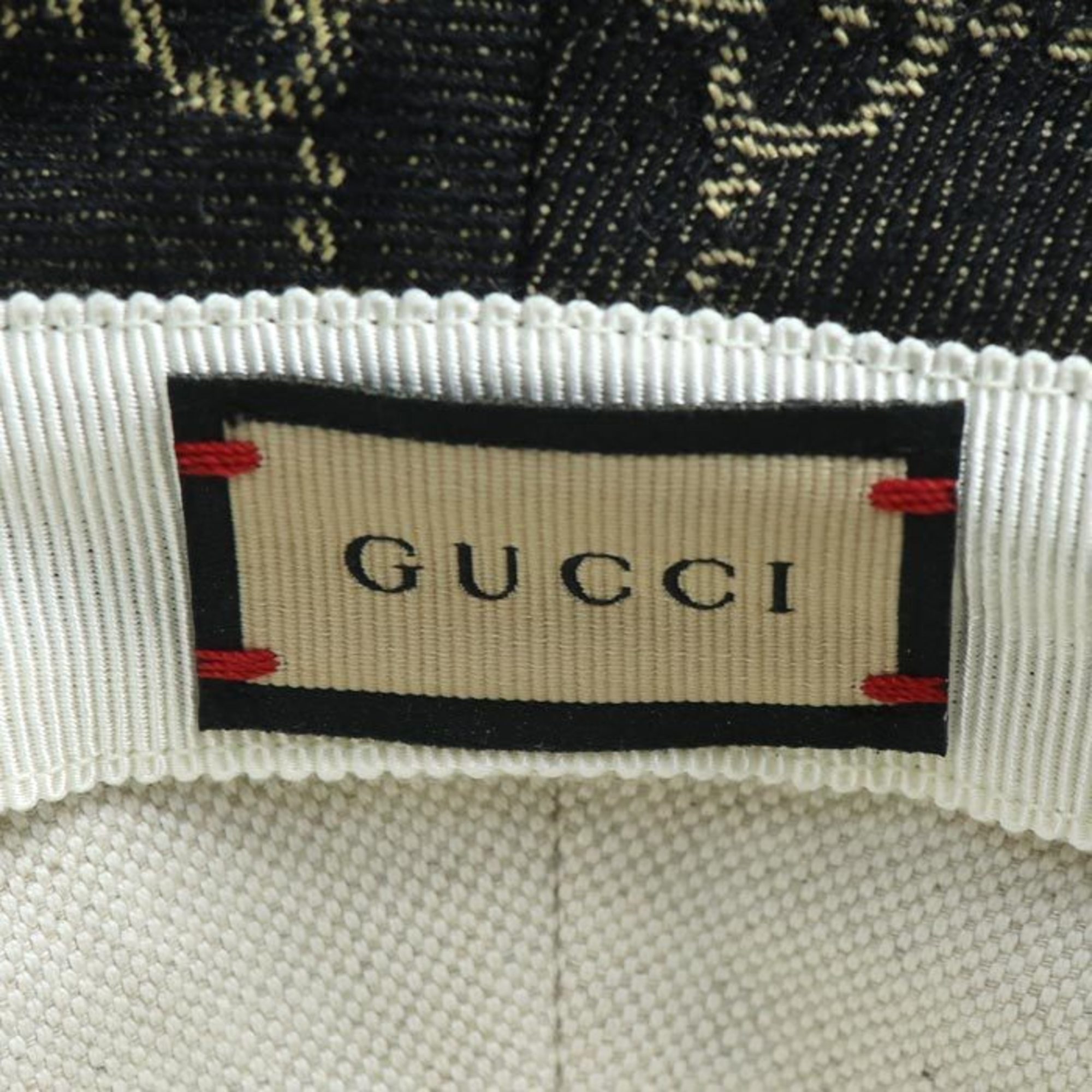 GUCCI Gucci Bucket Hat Black 576371 3HAF8 M Unisex