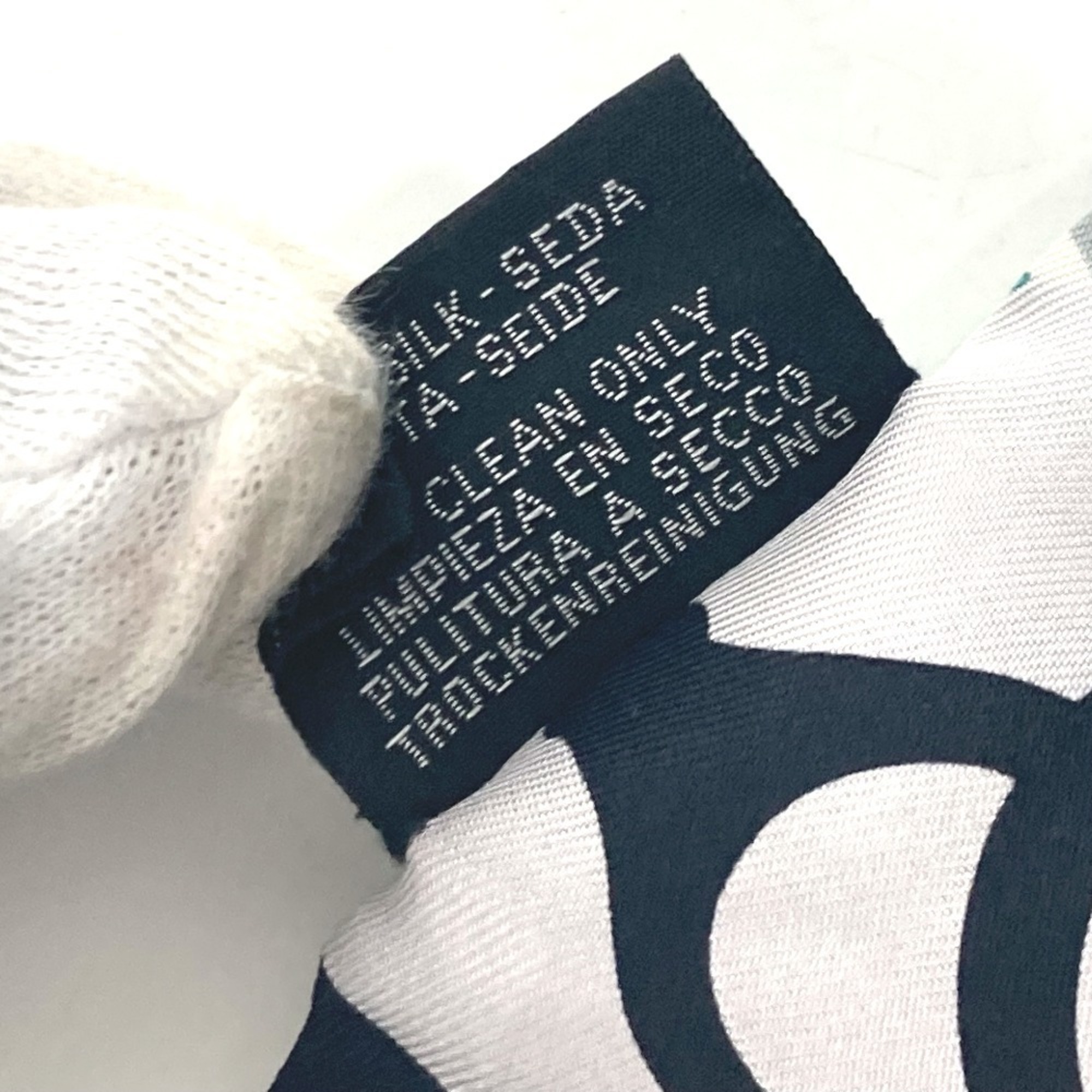 HERMES Maxi Twilly Scarf Silk Women's Green