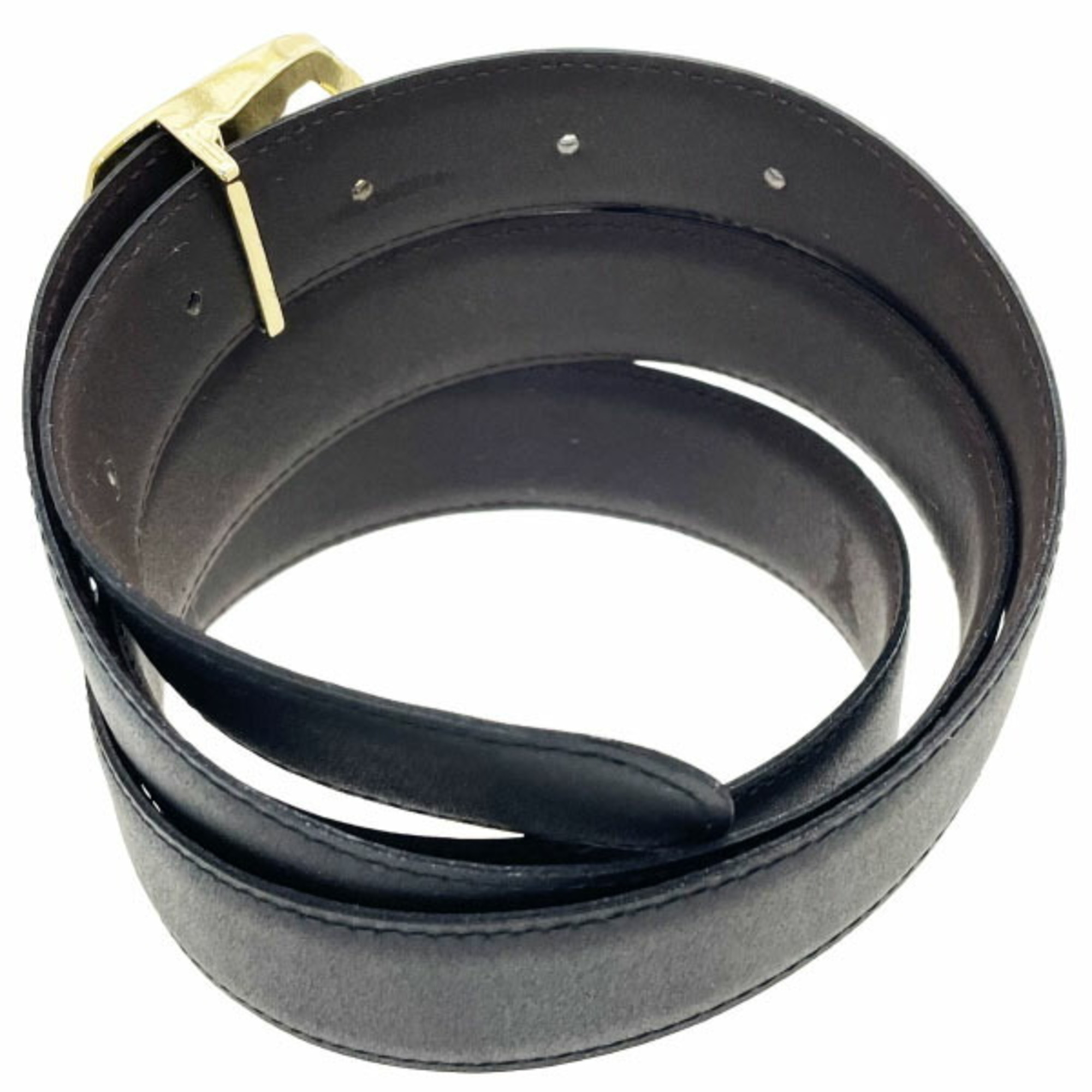 Burberry Belt Nova Check Men's Leather Black Size approx. 105cm BURBERRY Burberrys KK-15795